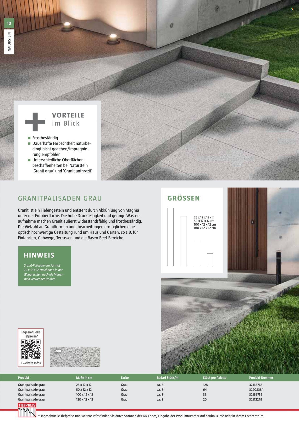 BAUHAUS Angebote - Gartenbaumaterialien