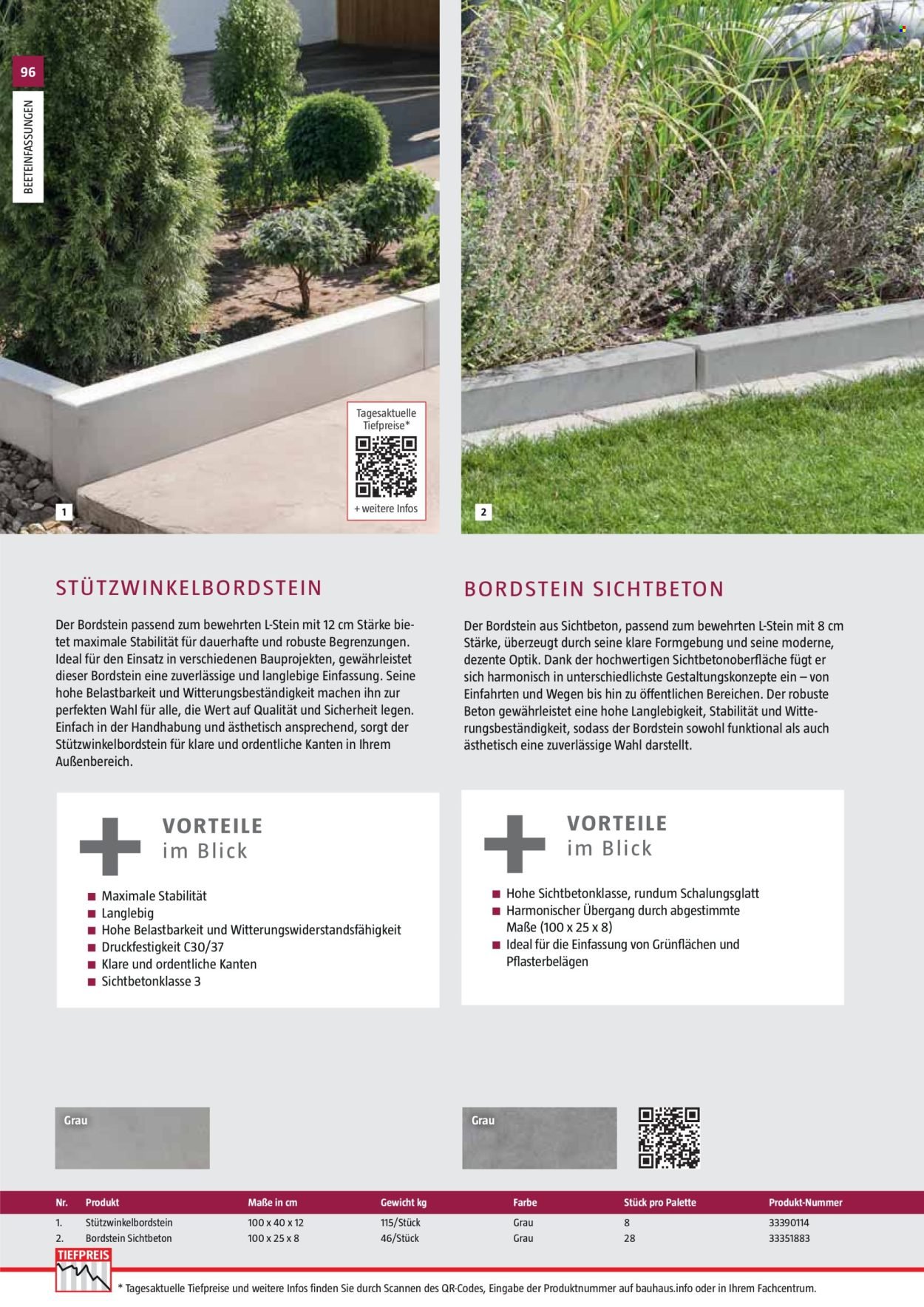 BAUHAUS Angebote - Gartenbaumaterialien
