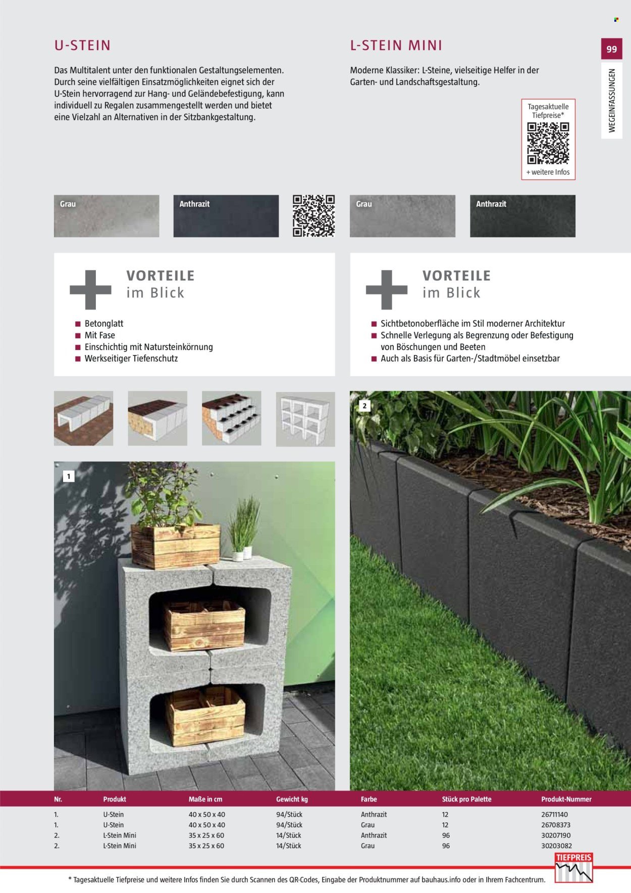 BAUHAUS Angebote - Gartenbaumaterialien