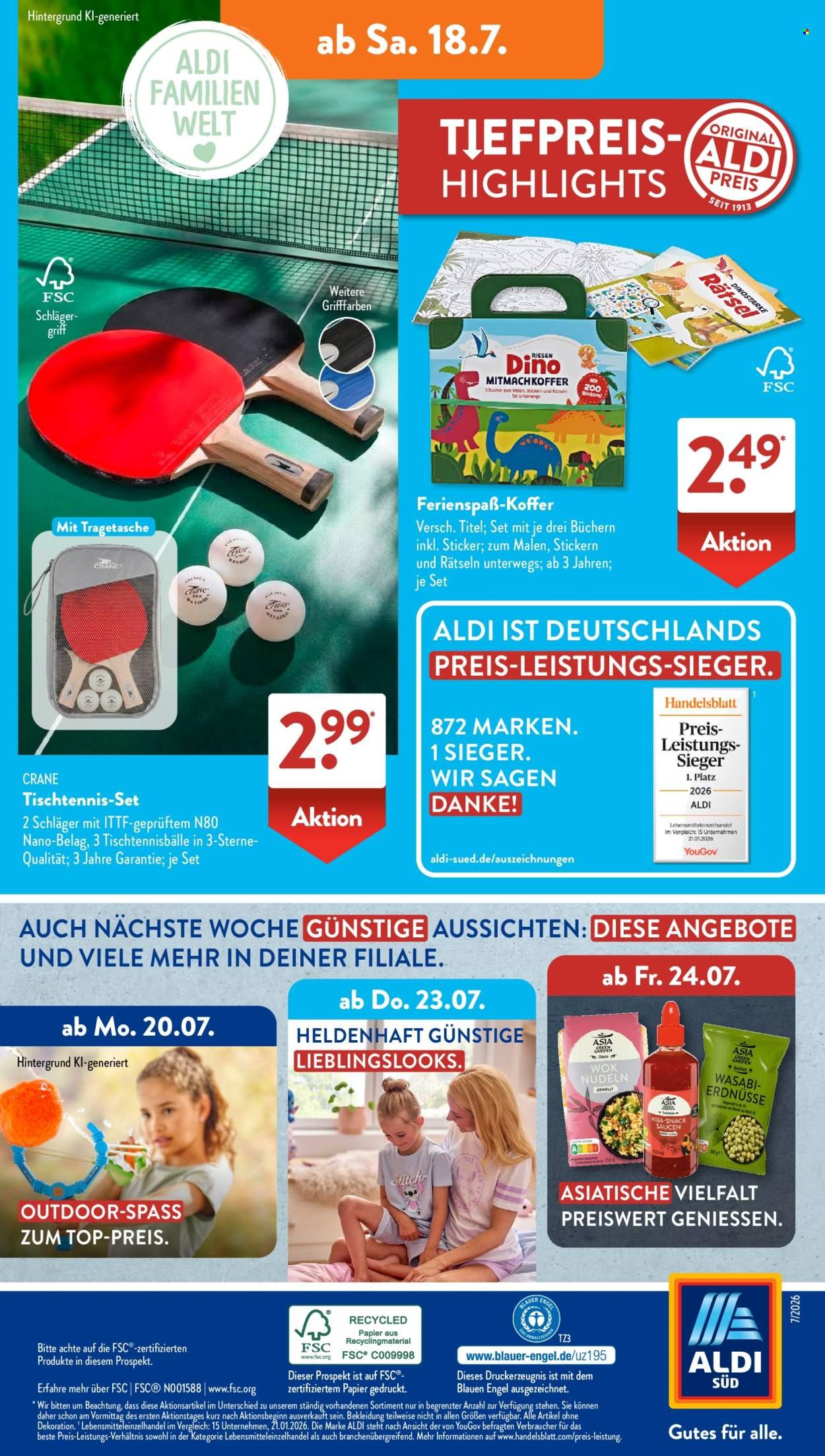 ALDI SÜD Prospekt - Ab Montag 13.07.2026