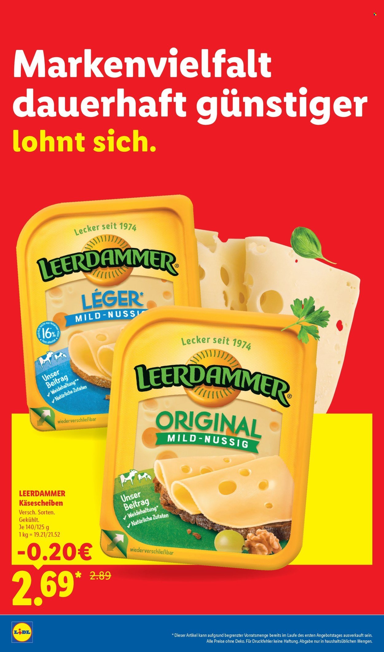 LIDL Angebote - dauerhaft günstiger! - Der Preisführer macht Deutschland