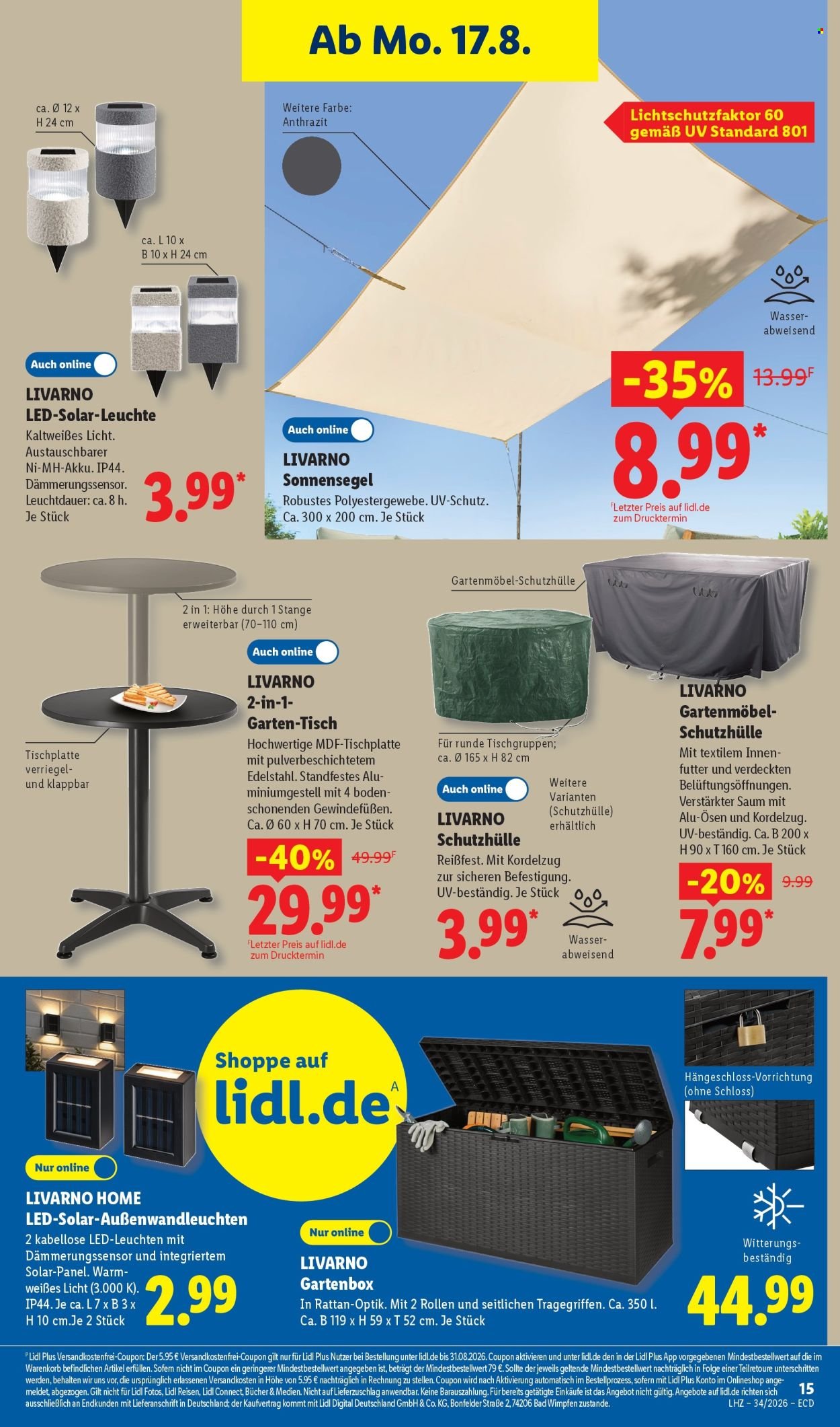 LIDL Prospekt - Ab Montag 17.08.2026