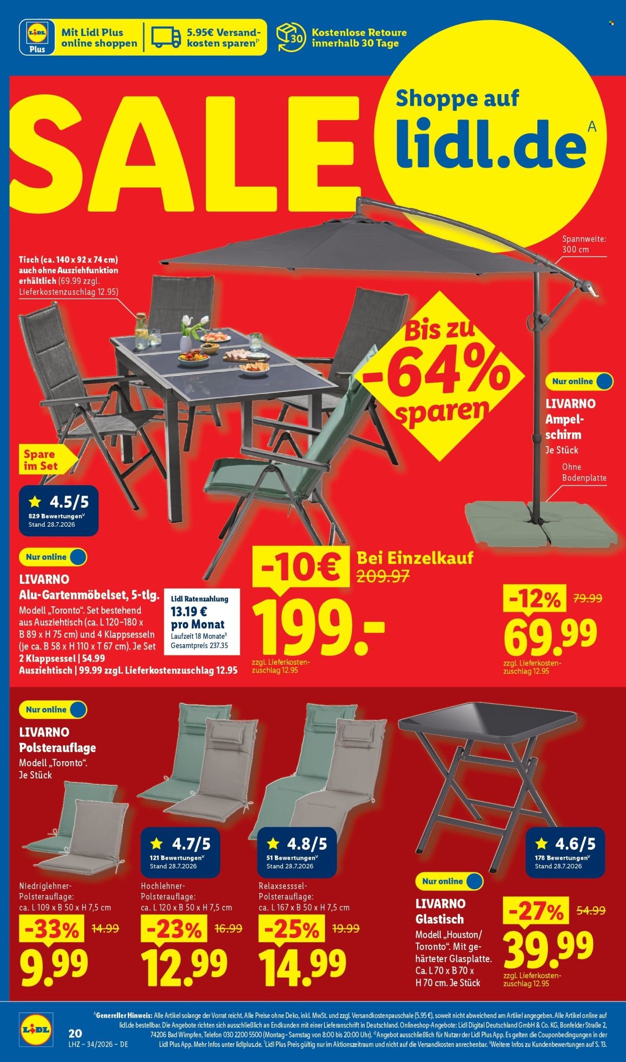 LIDL Prospekt - Ab Montag 17.08.2026