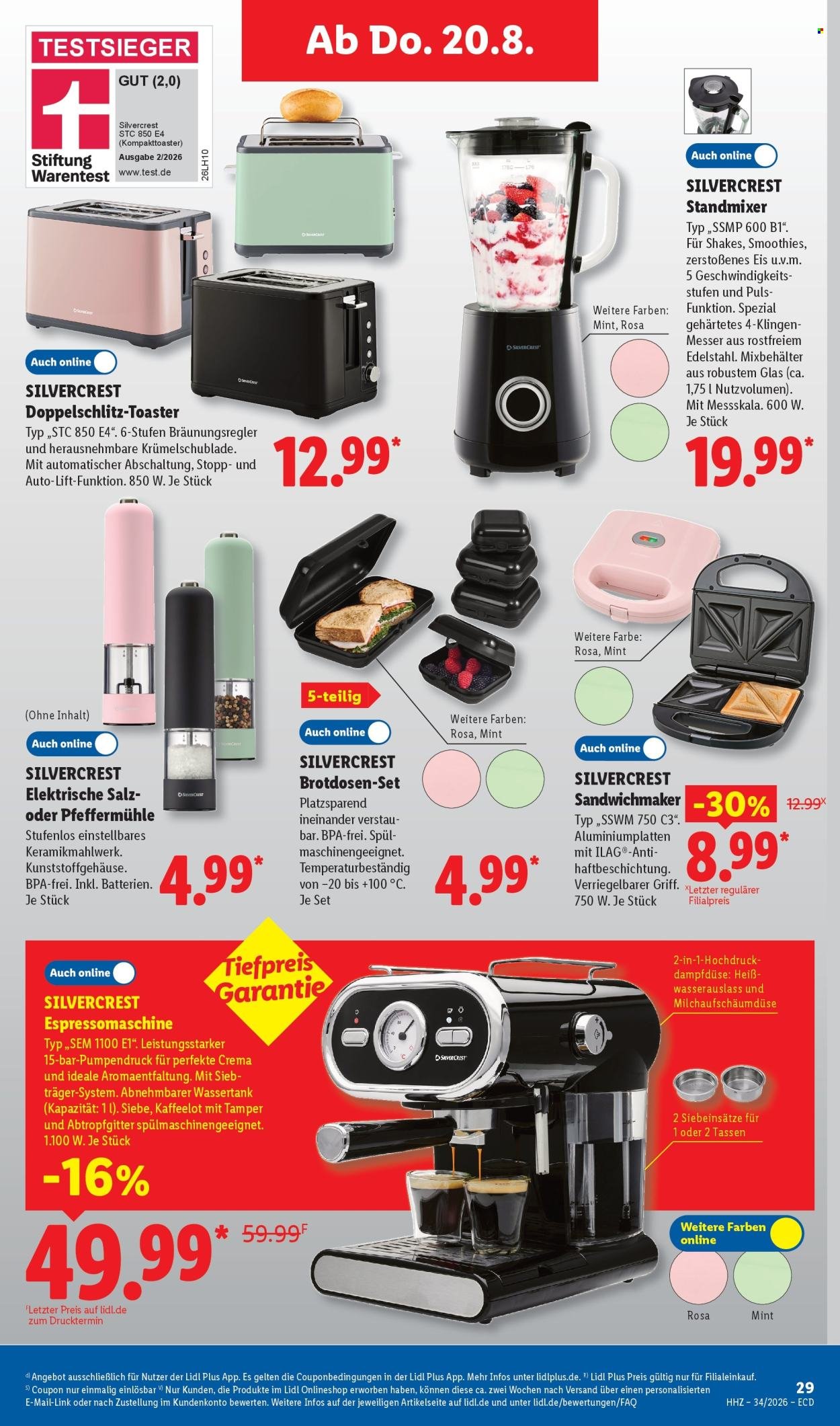LIDL Prospekt - Ab Montag 17.08.2026
