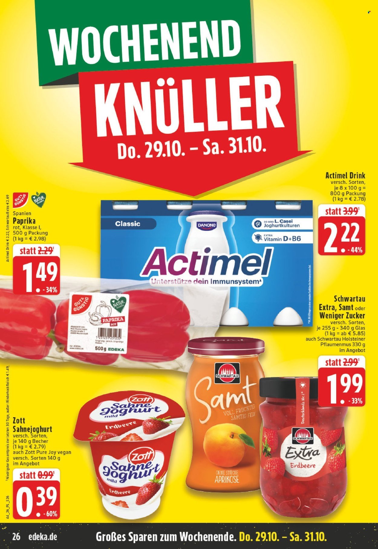 EDEKA Prospekt - Ab Montag 26.10.2026