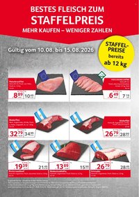SELGROS Prospekt - Fleisch zum Staffelpreis