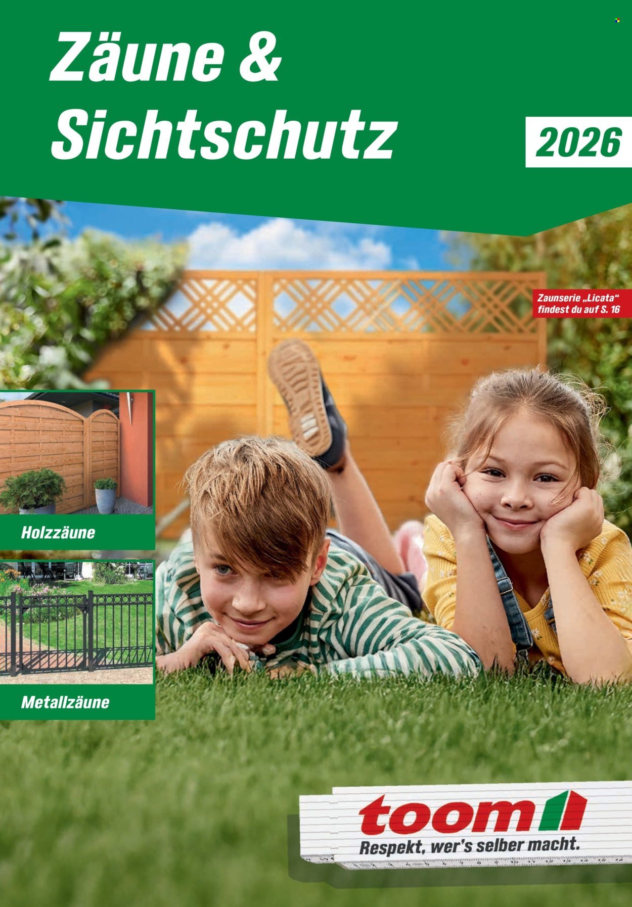 TOOM BAUMARKT Prospekt - Zäune & Sichtschutz