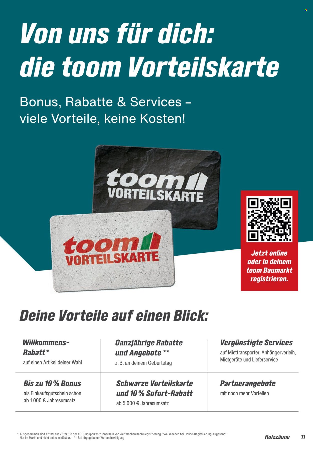 TOOM BAUMARKT Prospekt - Zäune & Sichtschutz