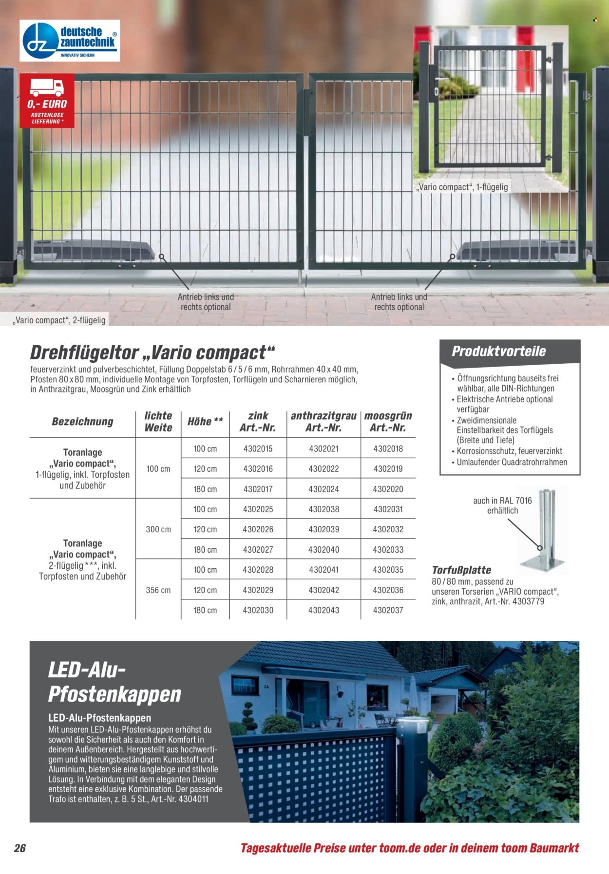 TOOM BAUMARKT Prospekt - Zäune & Sichtschutz