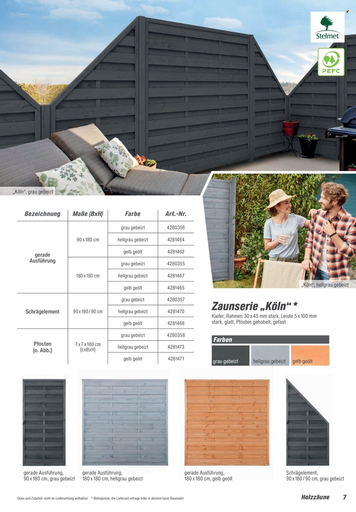 TOOM BAUMARKT Prospekt - Zäune & Sichtschutz