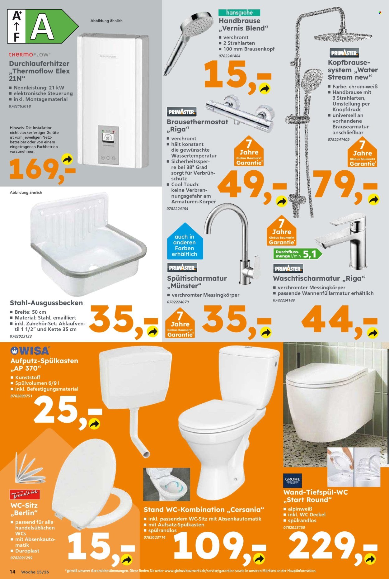 GLOBUS BAUMARKT Prospekt - Ab Montag 6.04.2026