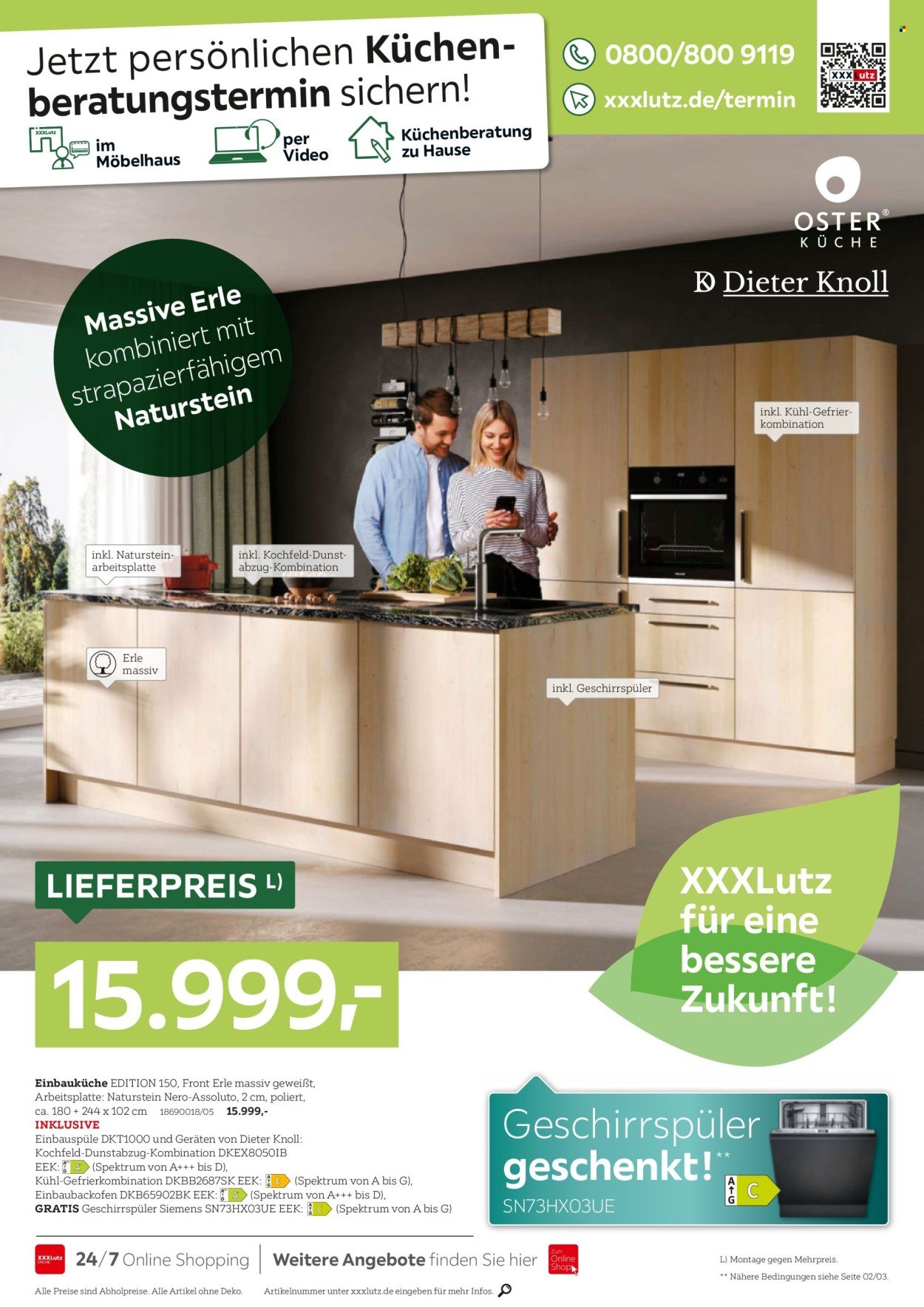 XXXLUTZ Prospekt - Nr. 1 bei Küchen
