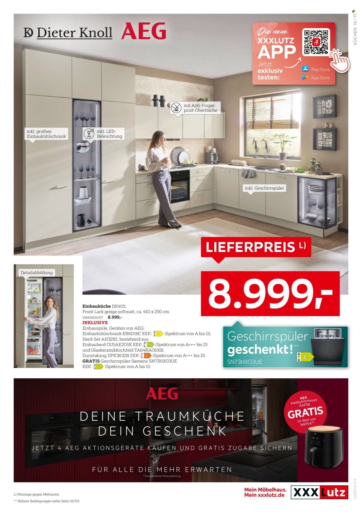 XXXLUTZ Prospekt - Nr. 1 bei Küchen