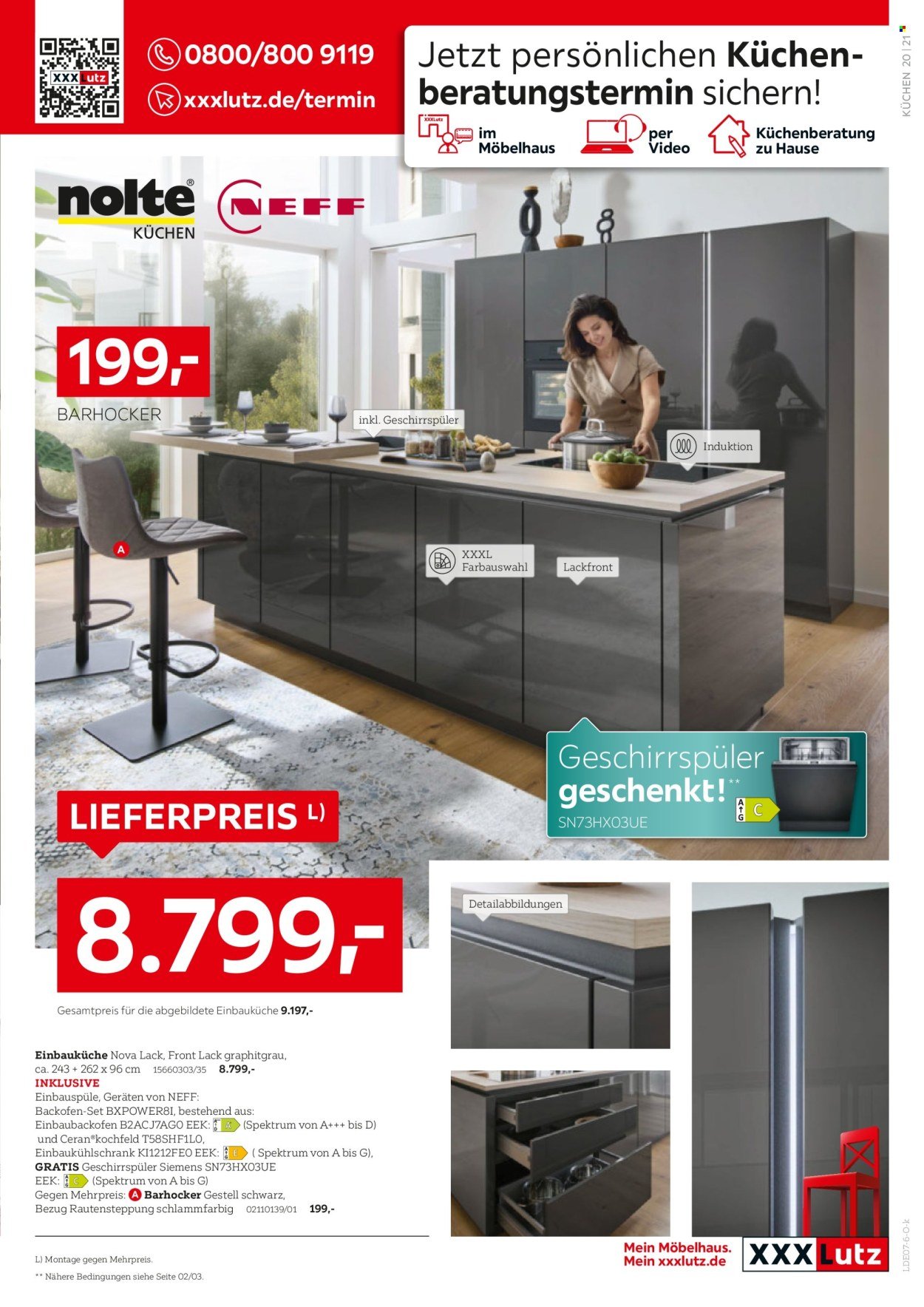 XXXLUTZ Prospekt - Nr. 1 bei Küchen
