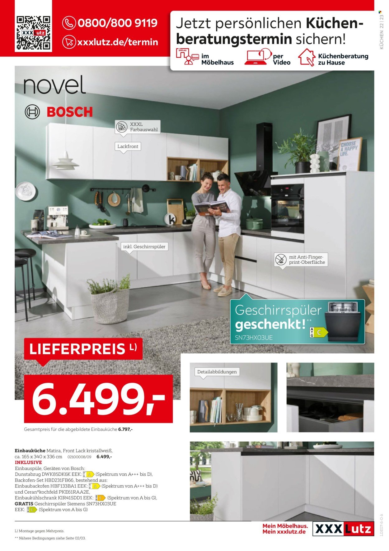 XXXLUTZ Prospekt - Nr. 1 bei Küchen