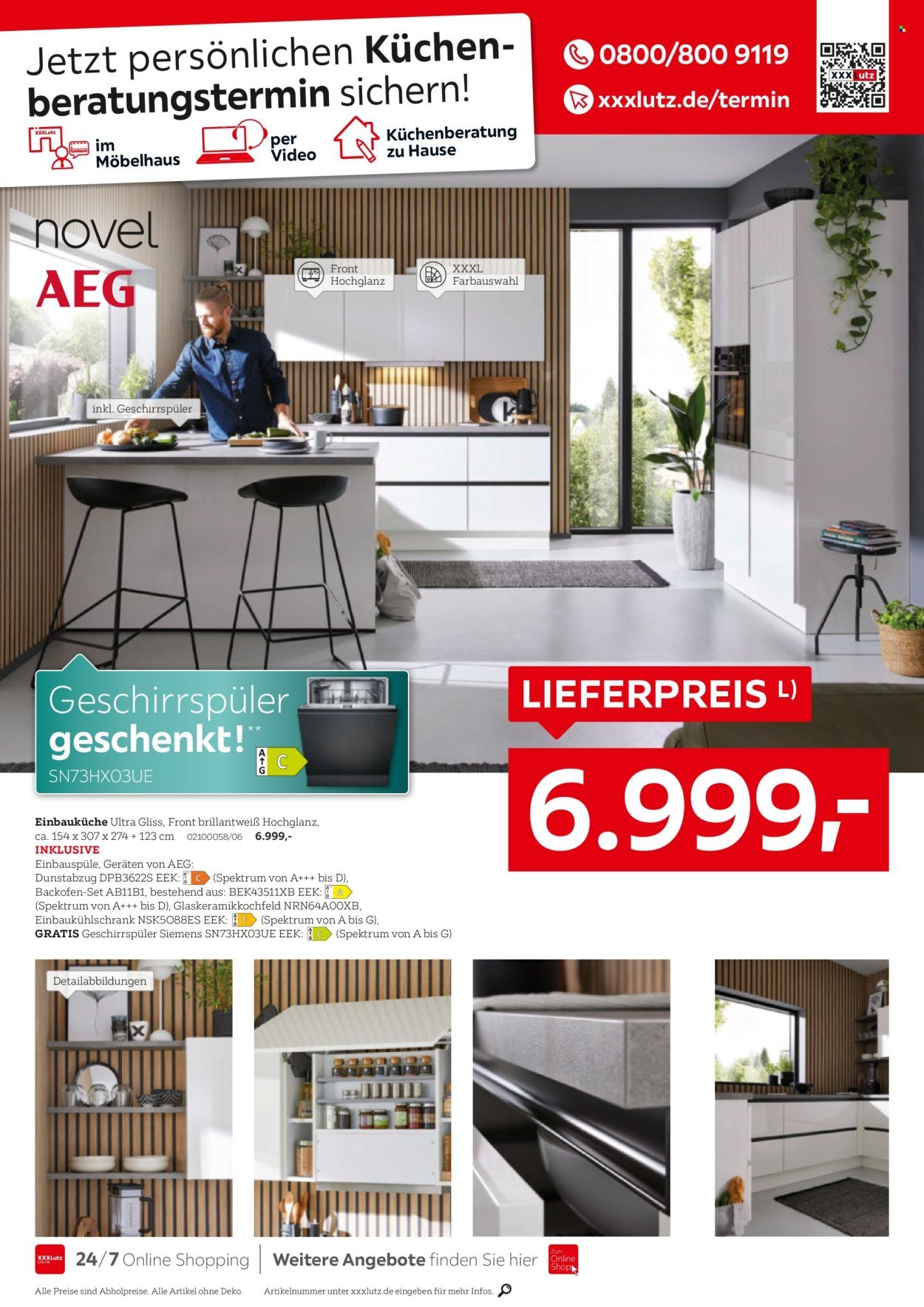 XXXLUTZ Prospekt - Nr. 1 bei Küchen