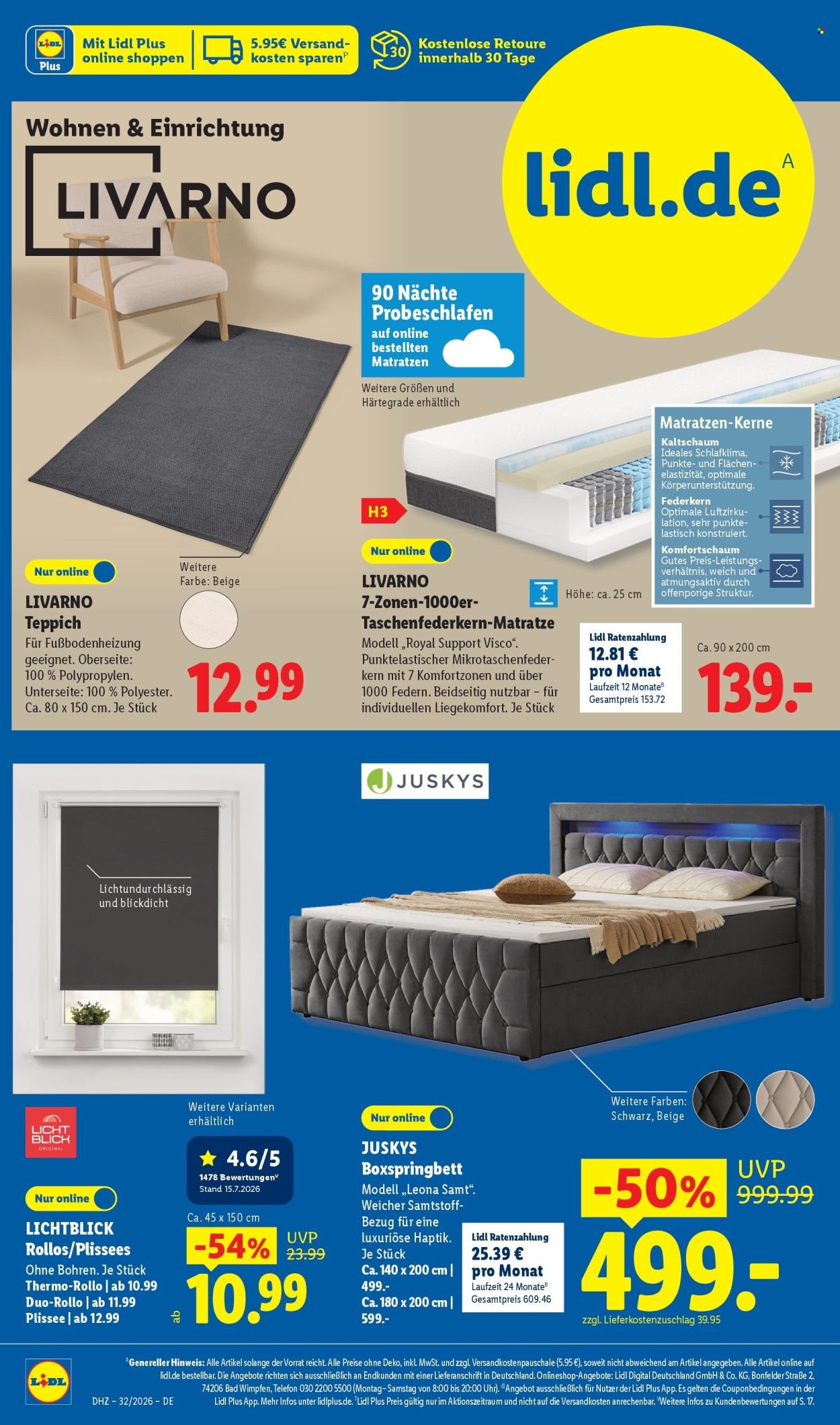 LIDL Prospekt - Ab Montag 3.08.2026