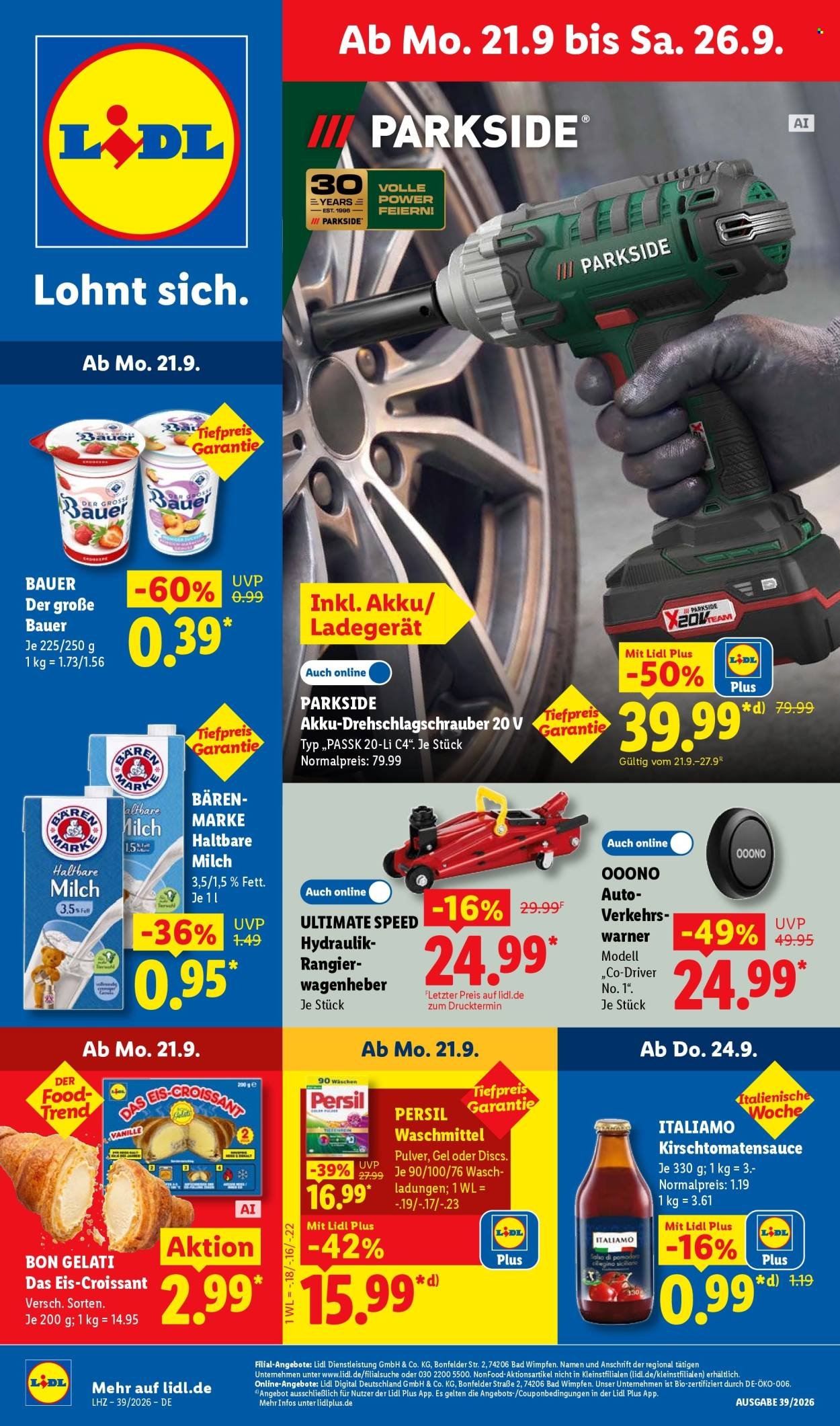 LIDL Prospekt - Ab Montag 21.09.2026
