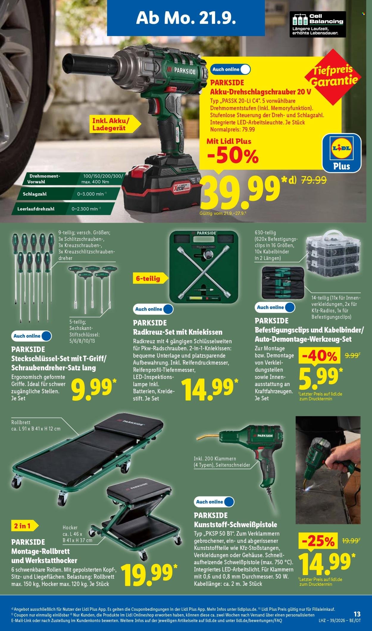 LIDL Prospekt - Ab Montag 21.09.2026