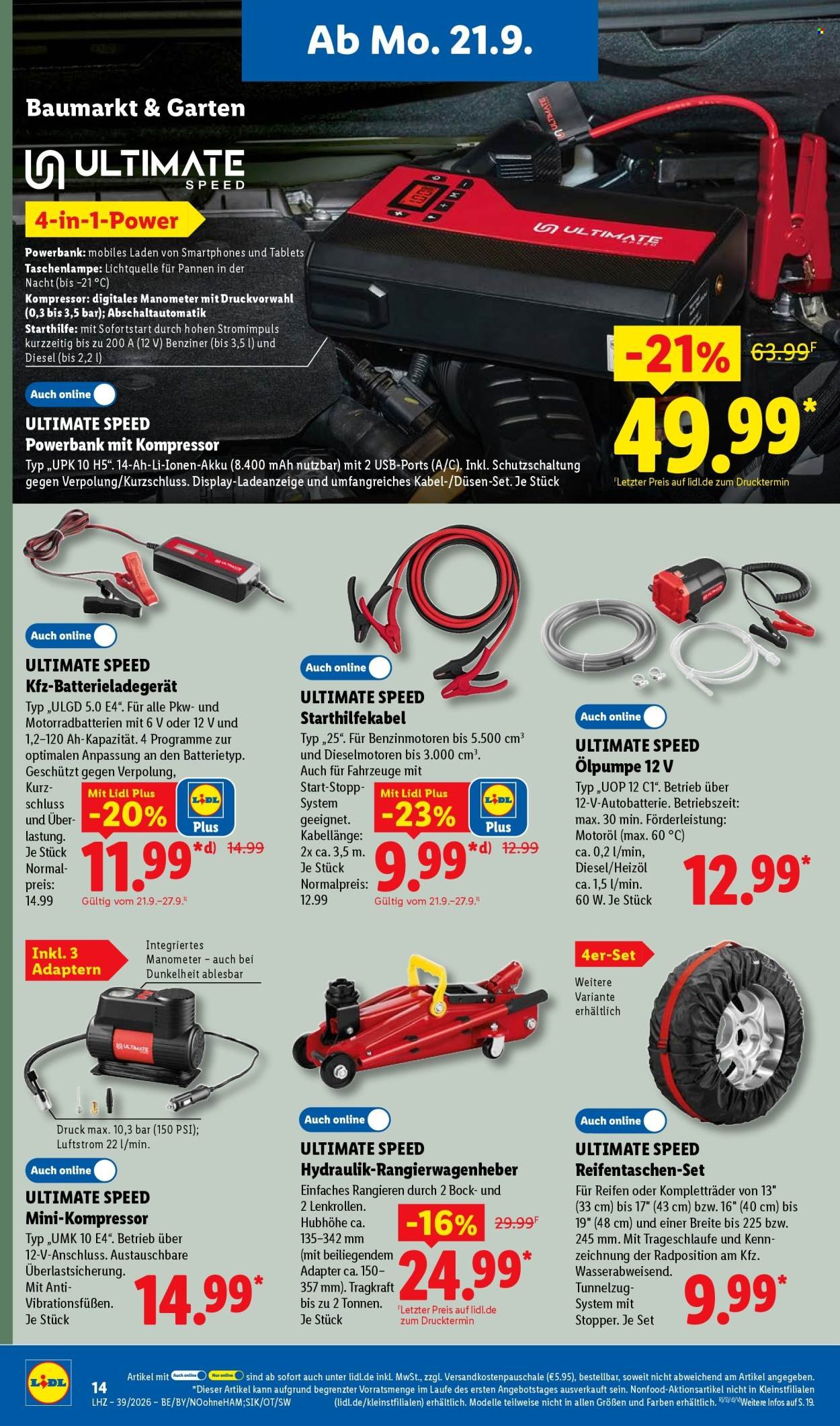 LIDL Prospekt - Ab Montag 21.09.2026