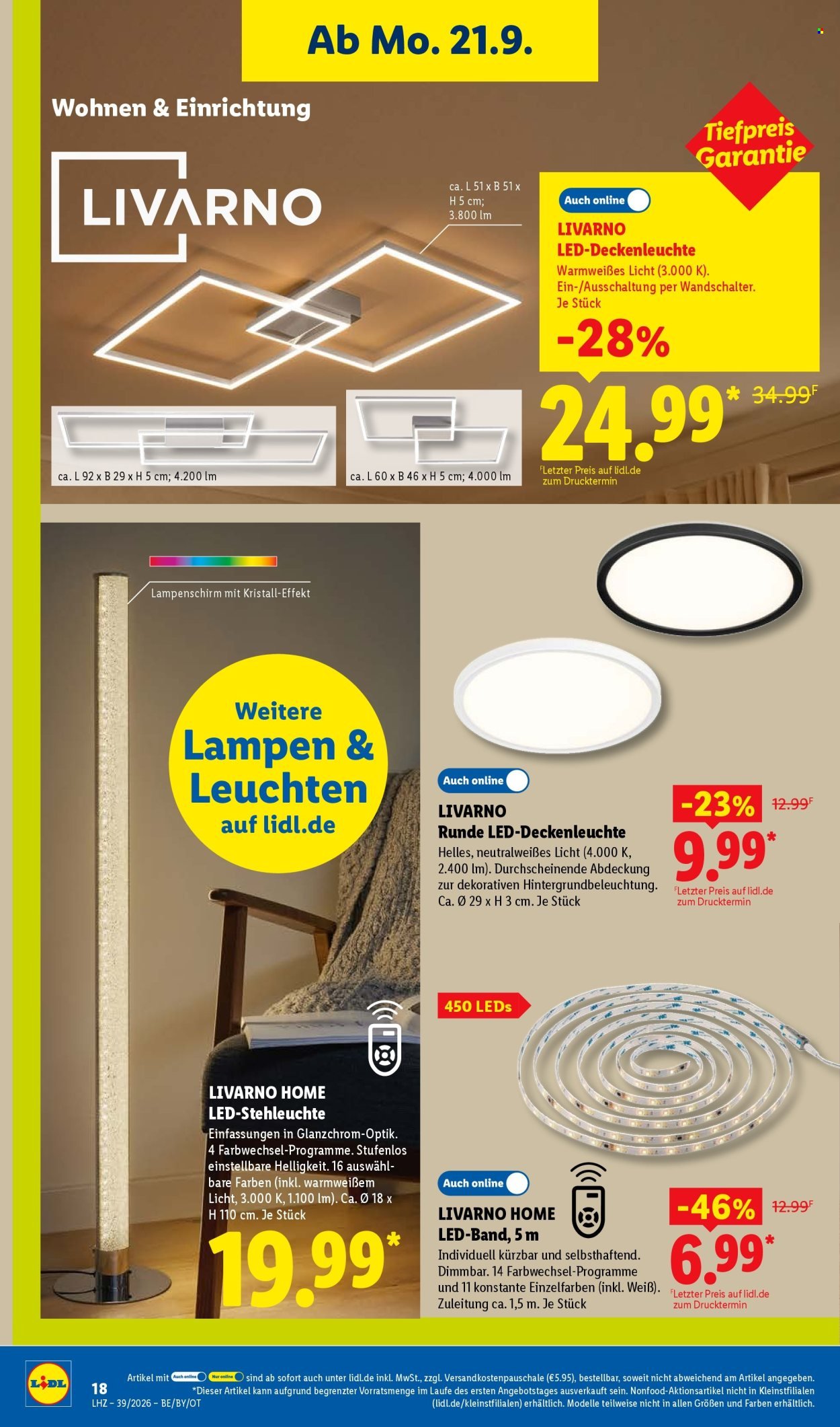 LIDL Prospekt - Ab Montag 21.09.2026