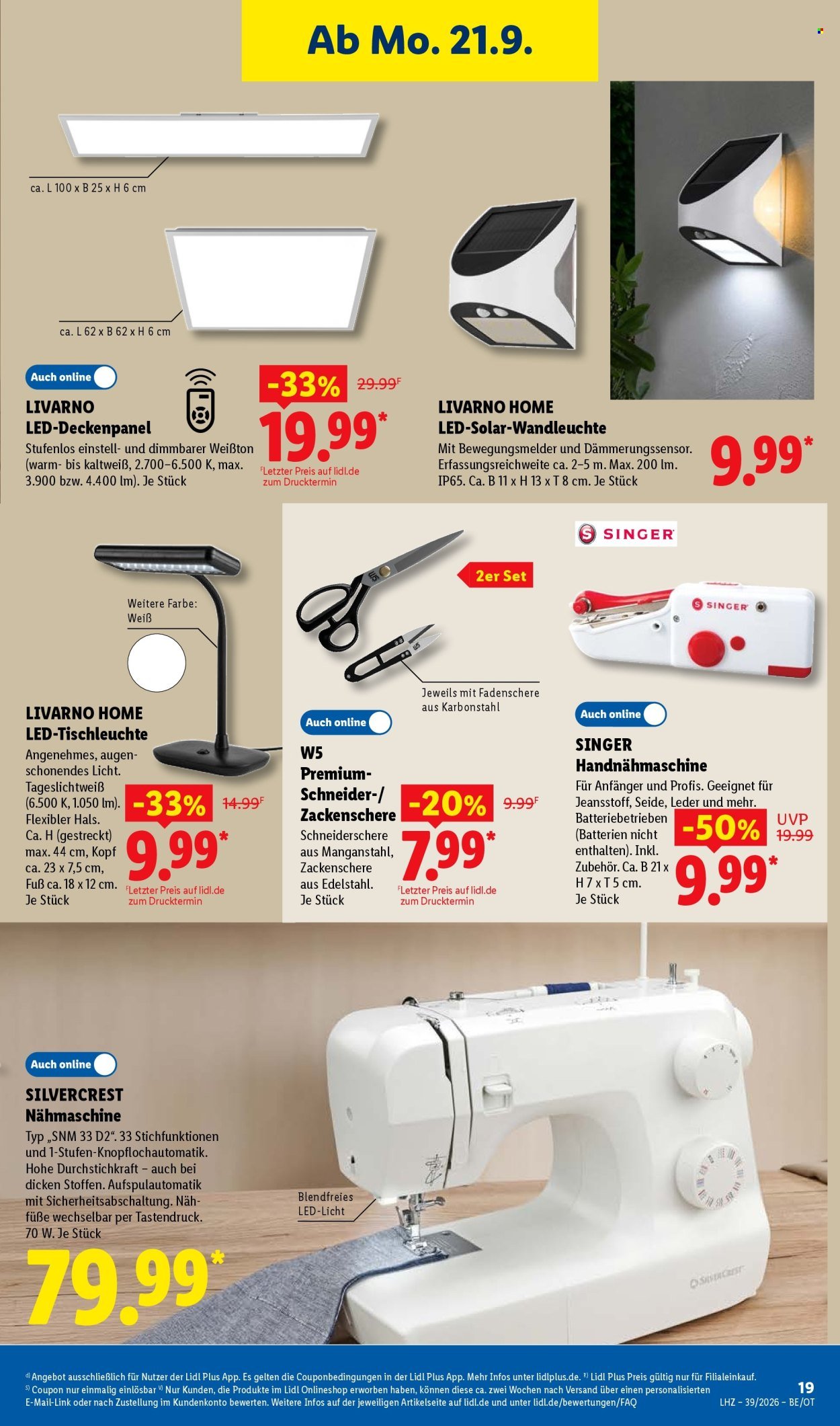 LIDL Prospekt - Ab Montag 21.09.2026