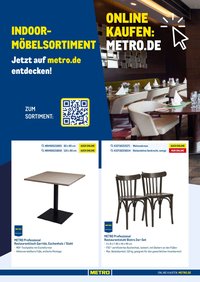 METRO Prospekt - Online: Indoor-Möbelsortiment