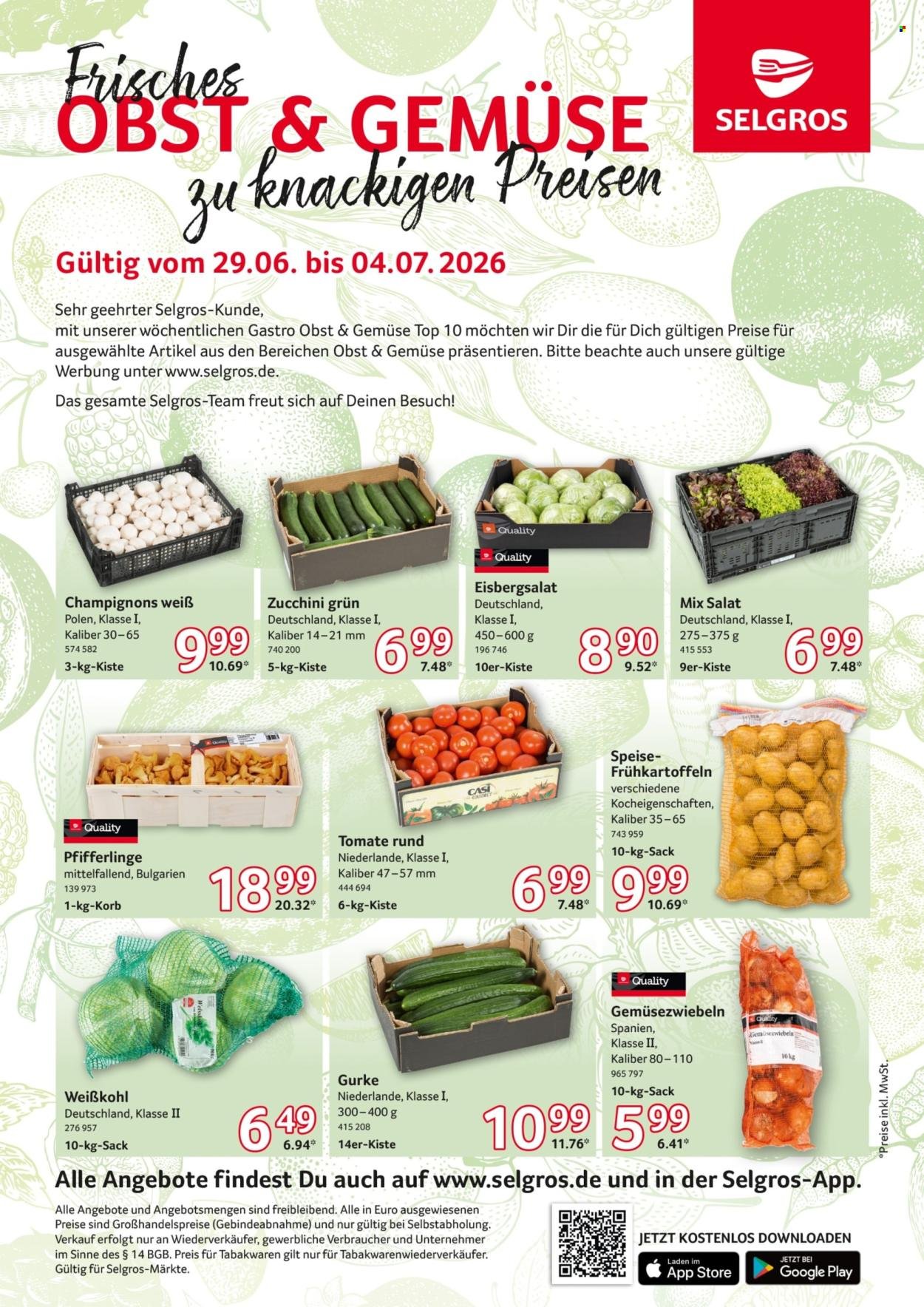 SELGROS Prospekt - Obst & Gemüse