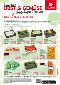 SELGROS Prospekt - Obst & Gemüse
