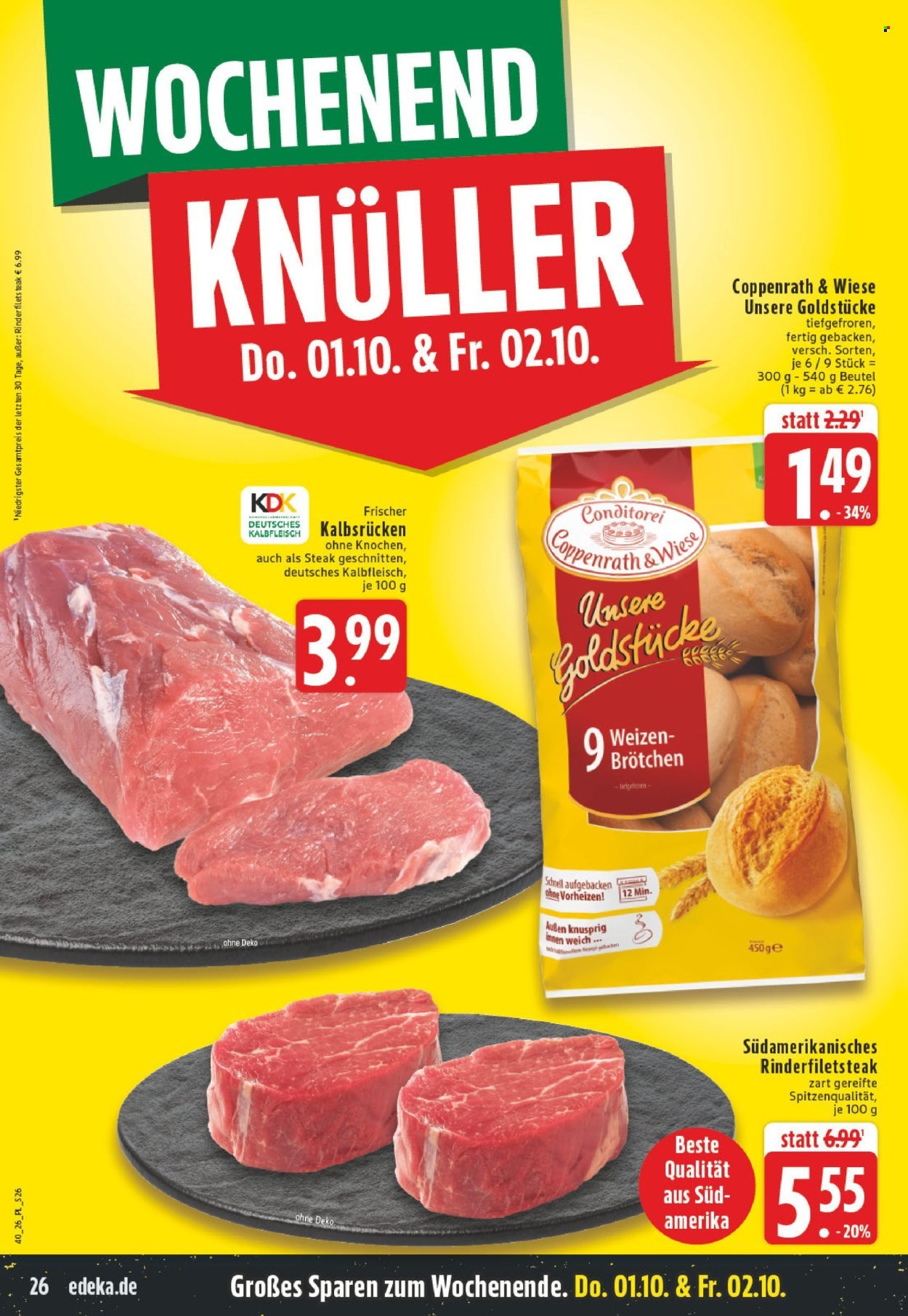 EDEKA Prospekt - Ab Montag 28.09.2026