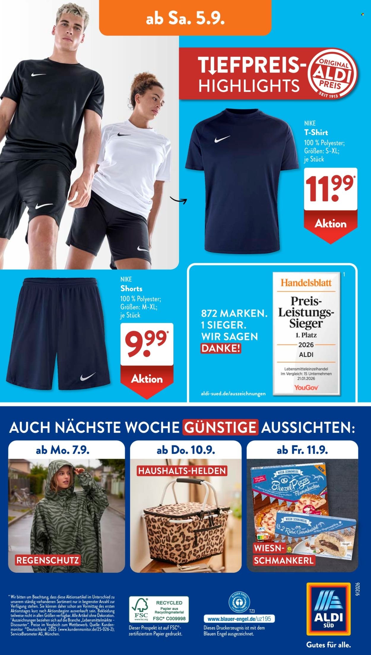 ALDI SÜD Prospekt - Ab Montag 31.08.2026