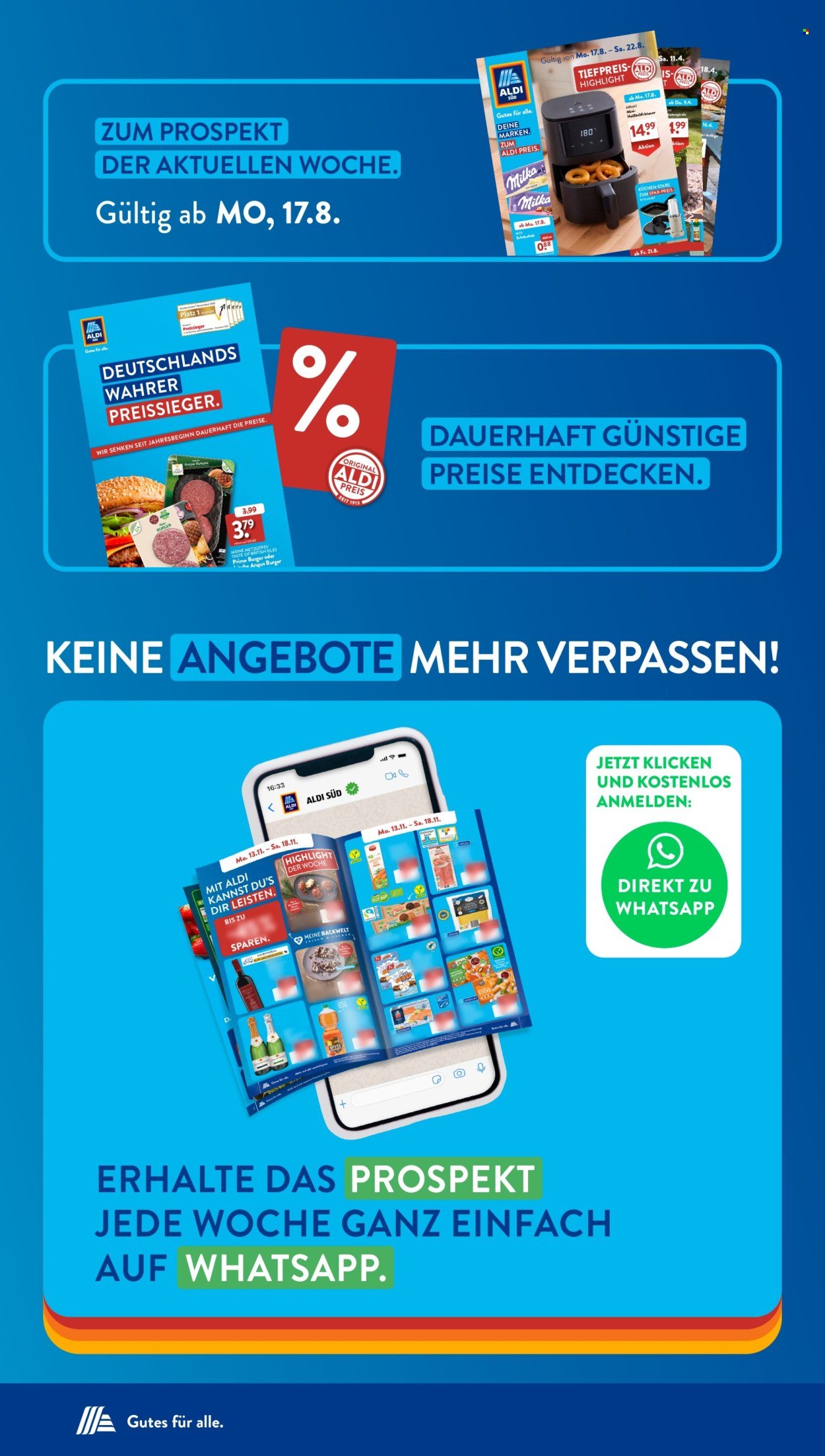 ALDI SÜD Prospekt - Ab Montag 31.08.2026