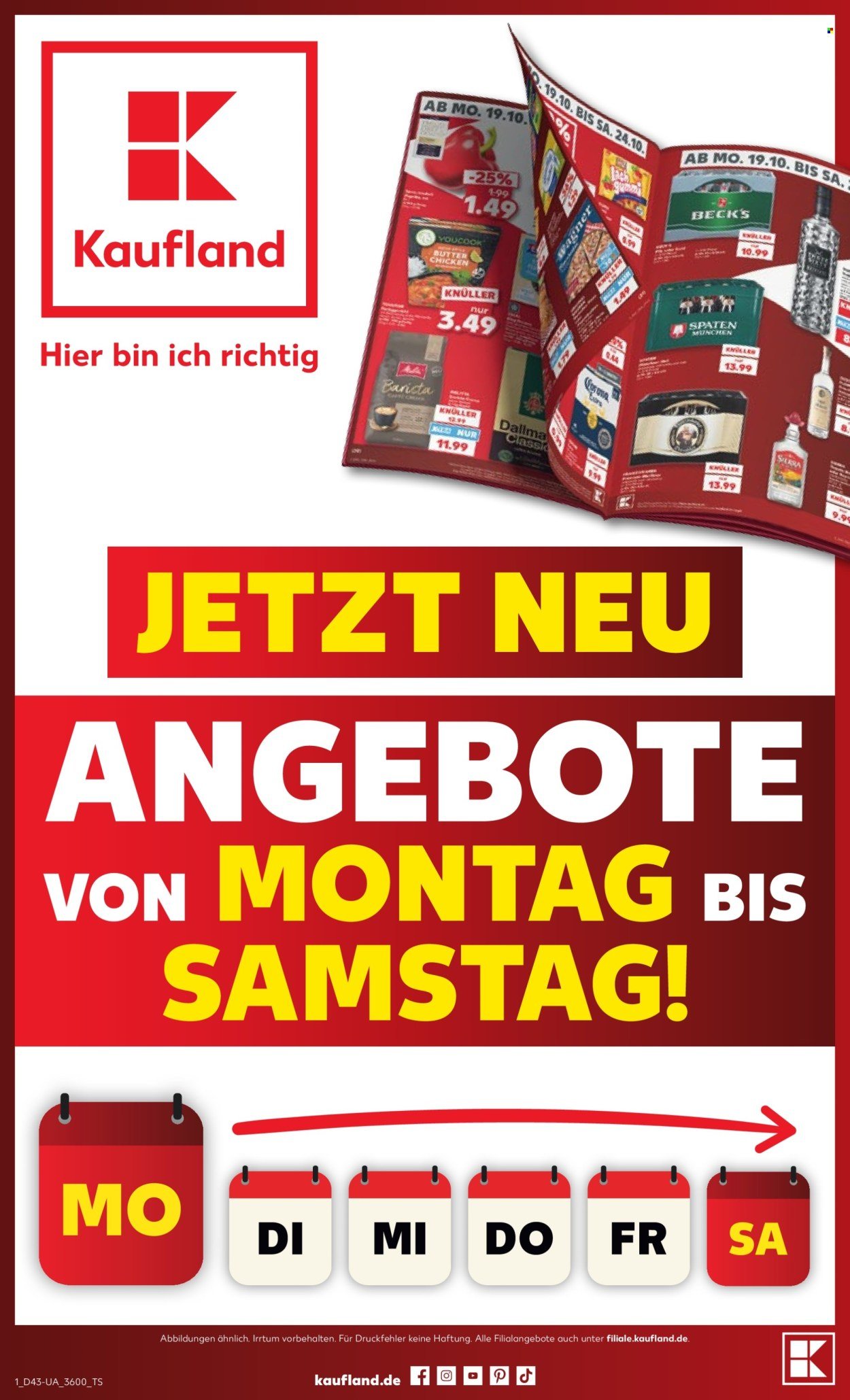 KAUFLAND Prospekt - Ab Montag 19.10.2026