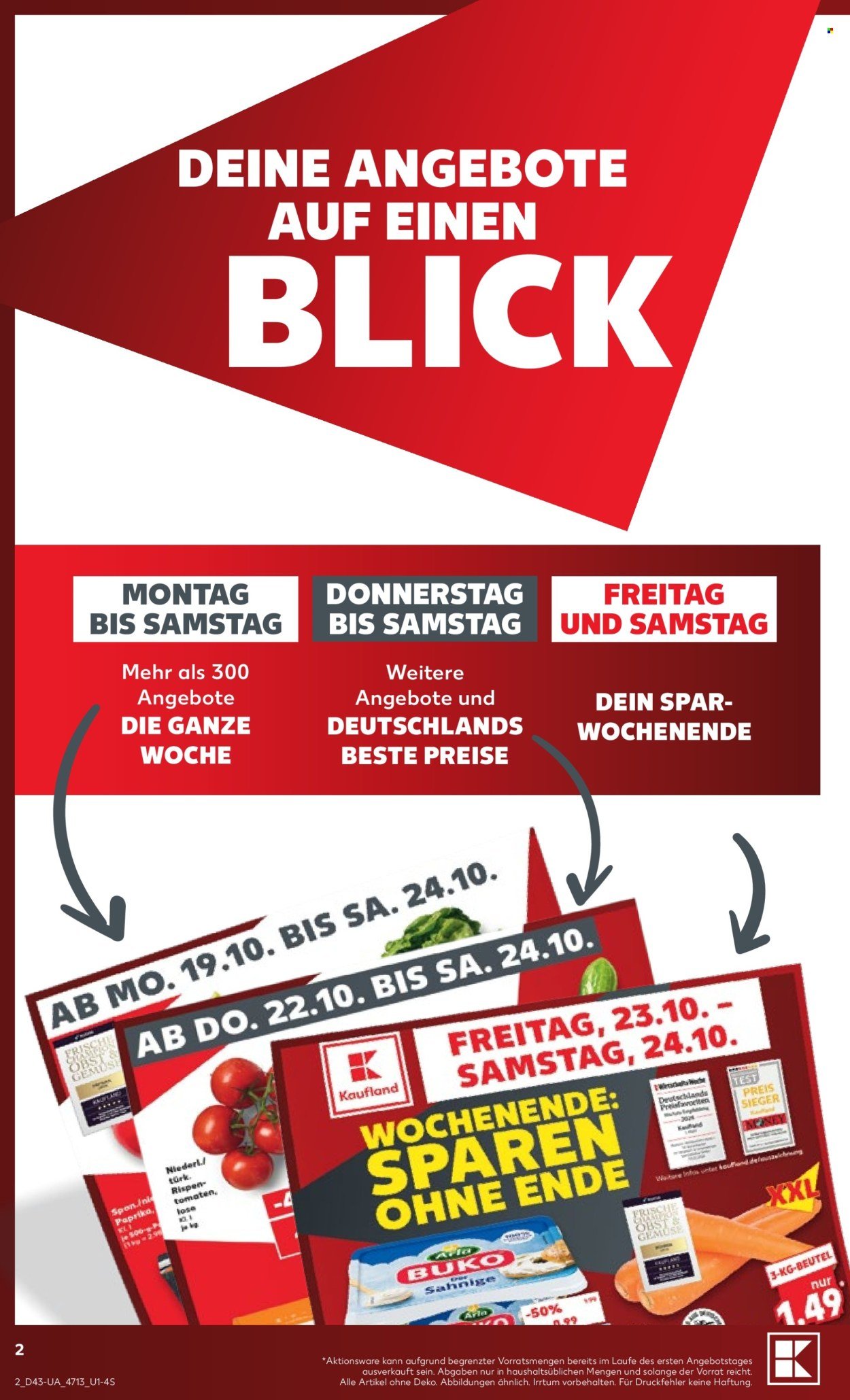 KAUFLAND Prospekt - Ab Montag 19.10.2026