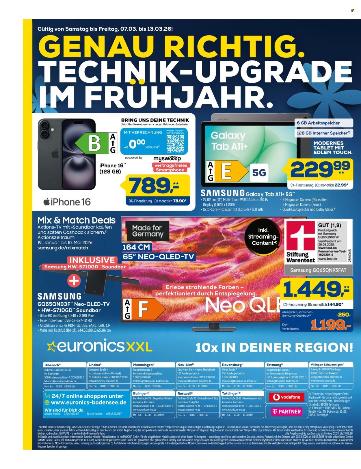 EURONICS Prospekt - Ab Samstag 7.03.2026