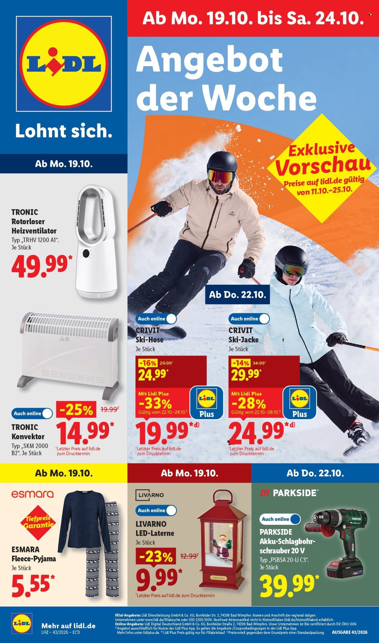 LIDL Prospekt - Ab Montag 19.10.2026