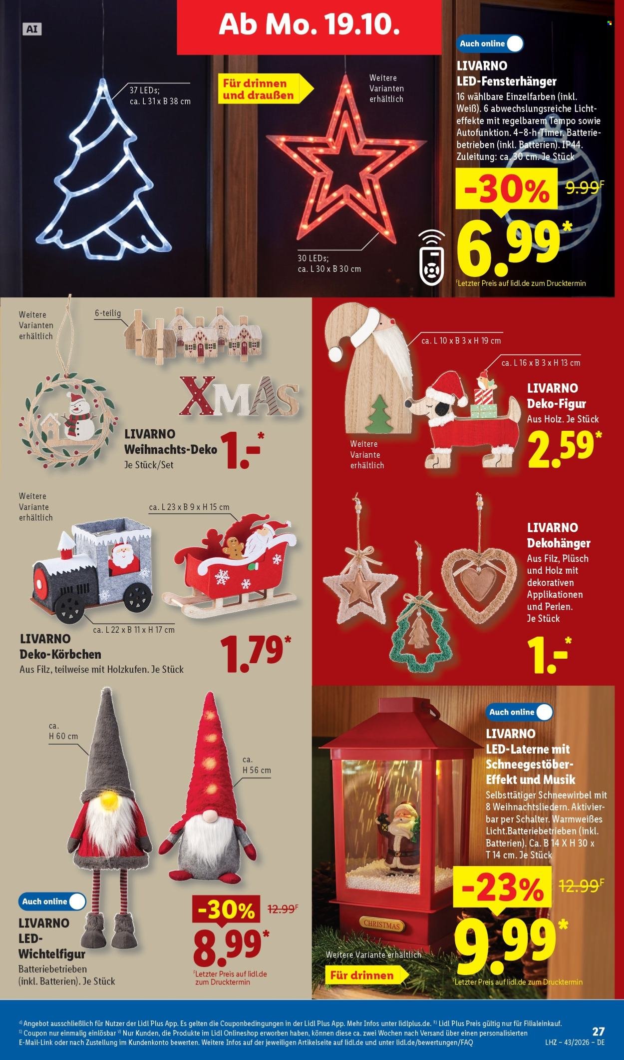 LIDL Prospekt - Ab Montag 19.10.2026