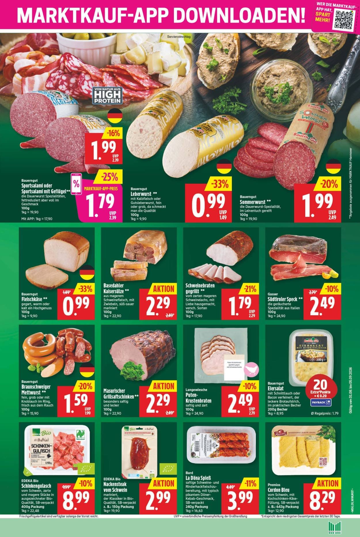 MARKTKAUF Prospekt - Ab Montag 31.08.2026