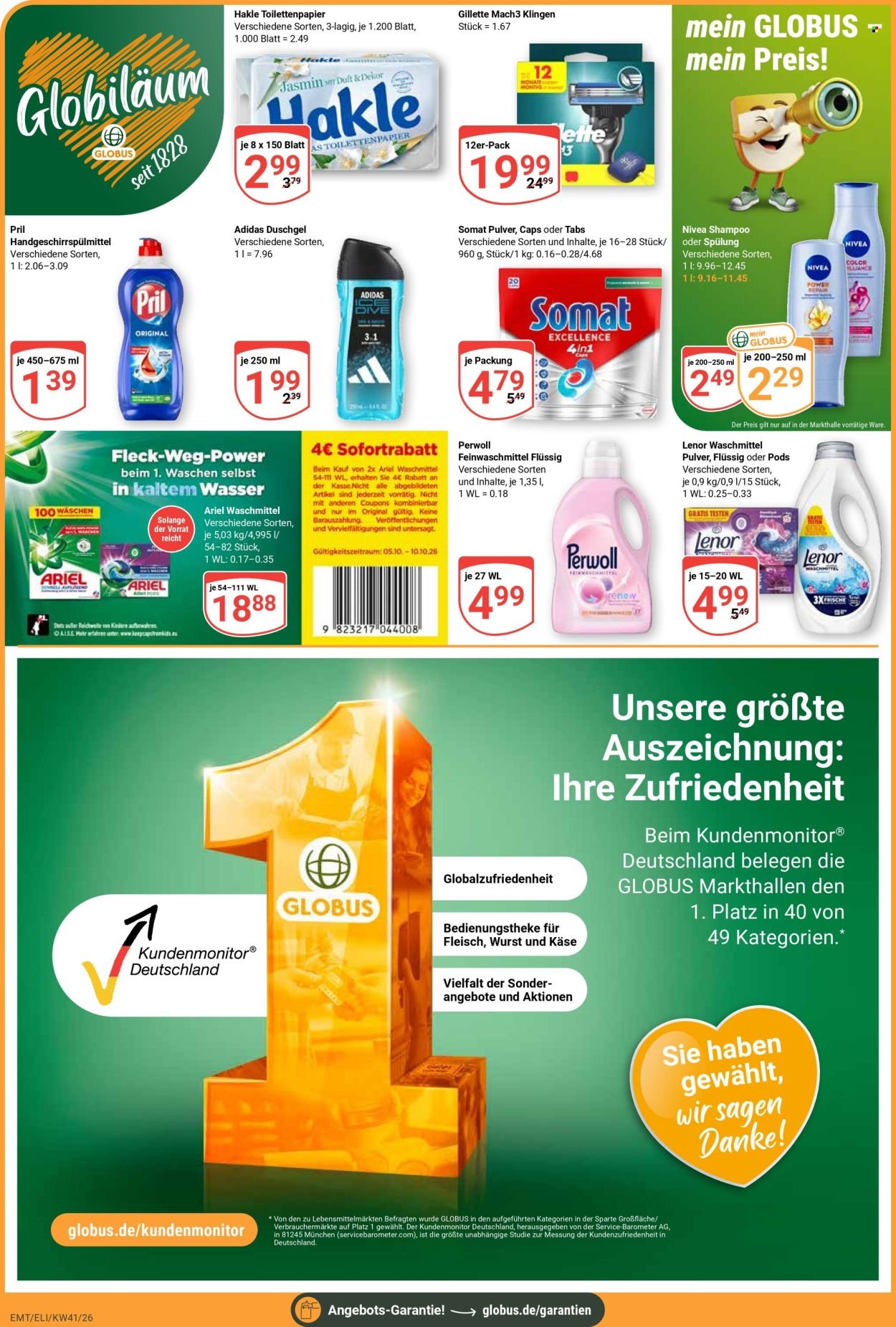GLOBUS Prospekt - Ab Montag 5.10.2026