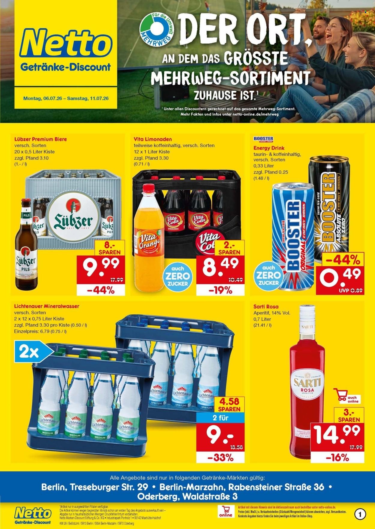 NETTO MARKEN-DISCOUNT Prospekt - Getränkemarkt in deiner Nähe