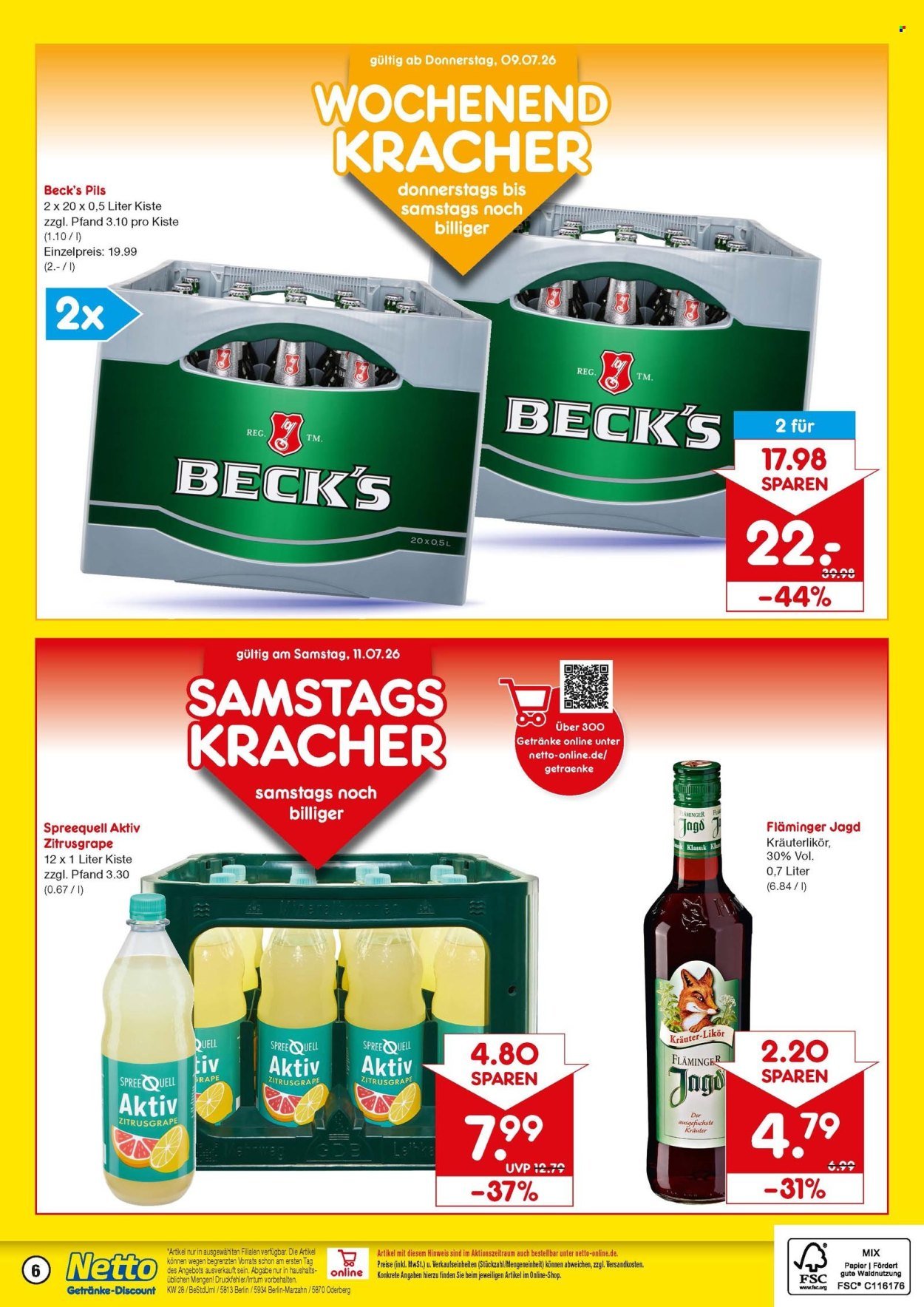 NETTO MARKEN-DISCOUNT Prospekt - Getränkemarkt in deiner Nähe