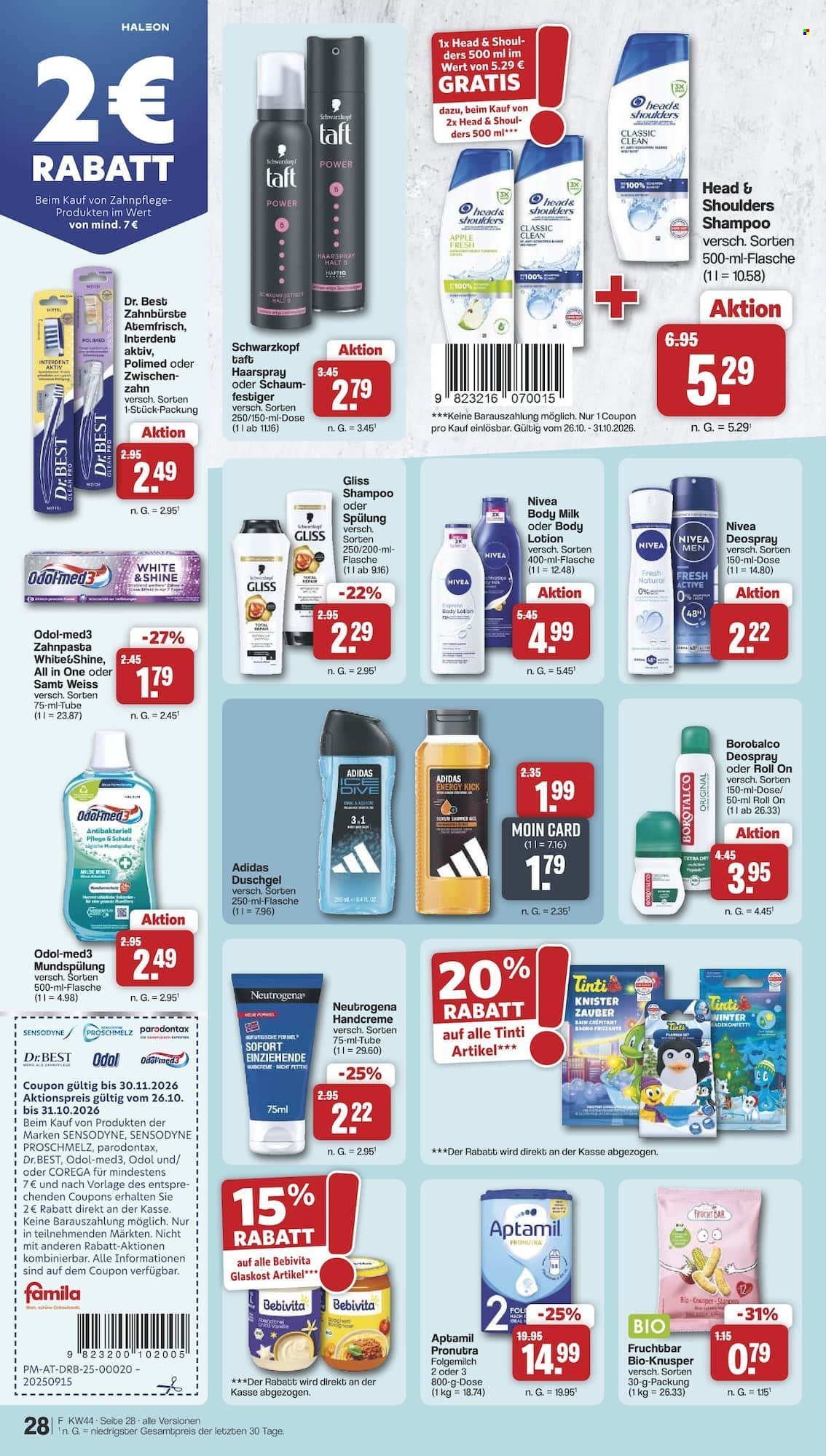 FAMILA Prospekt - Ab Montag 26.10.2026