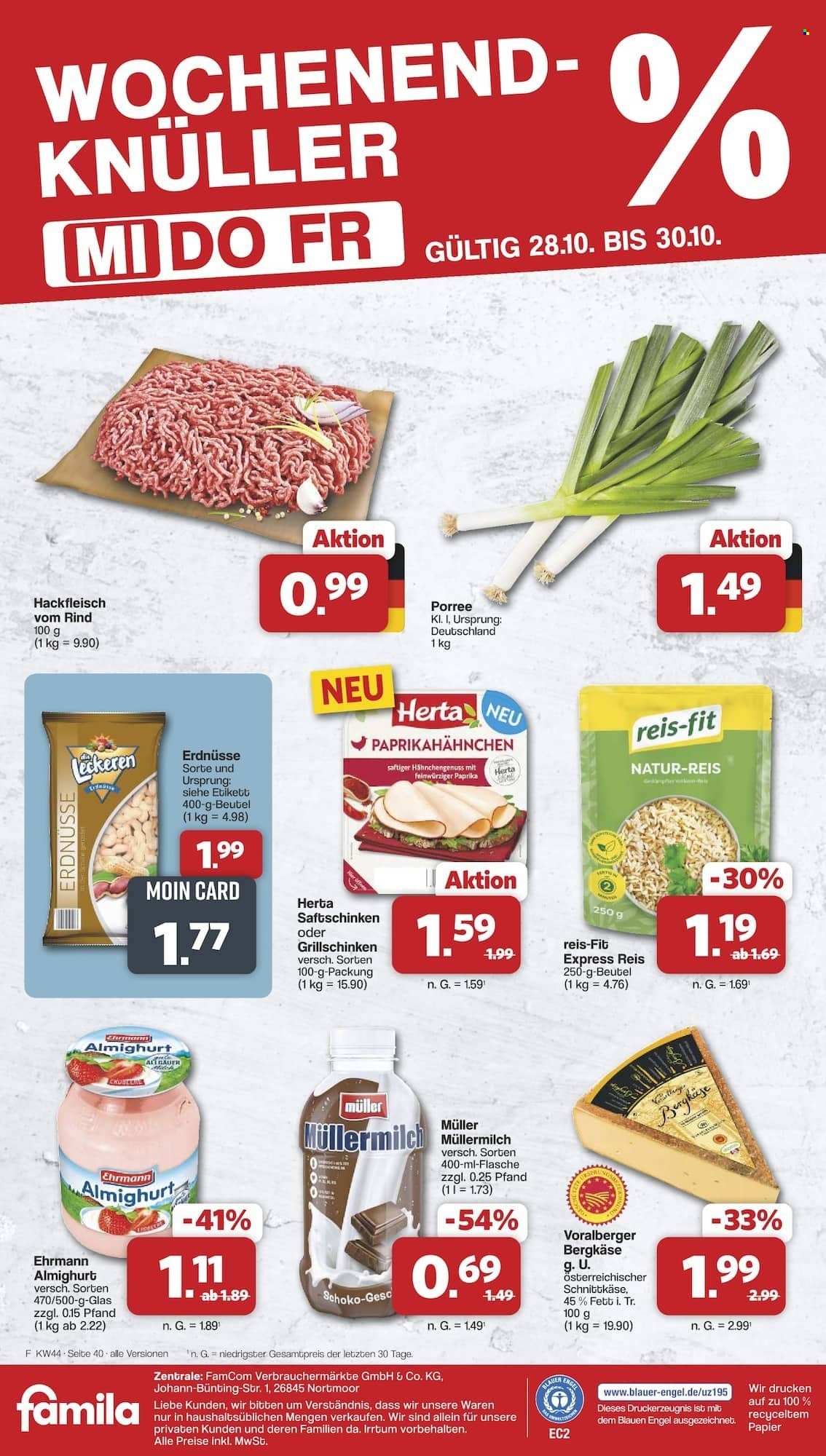 FAMILA Prospekt - Ab Montag 26.10.2026
