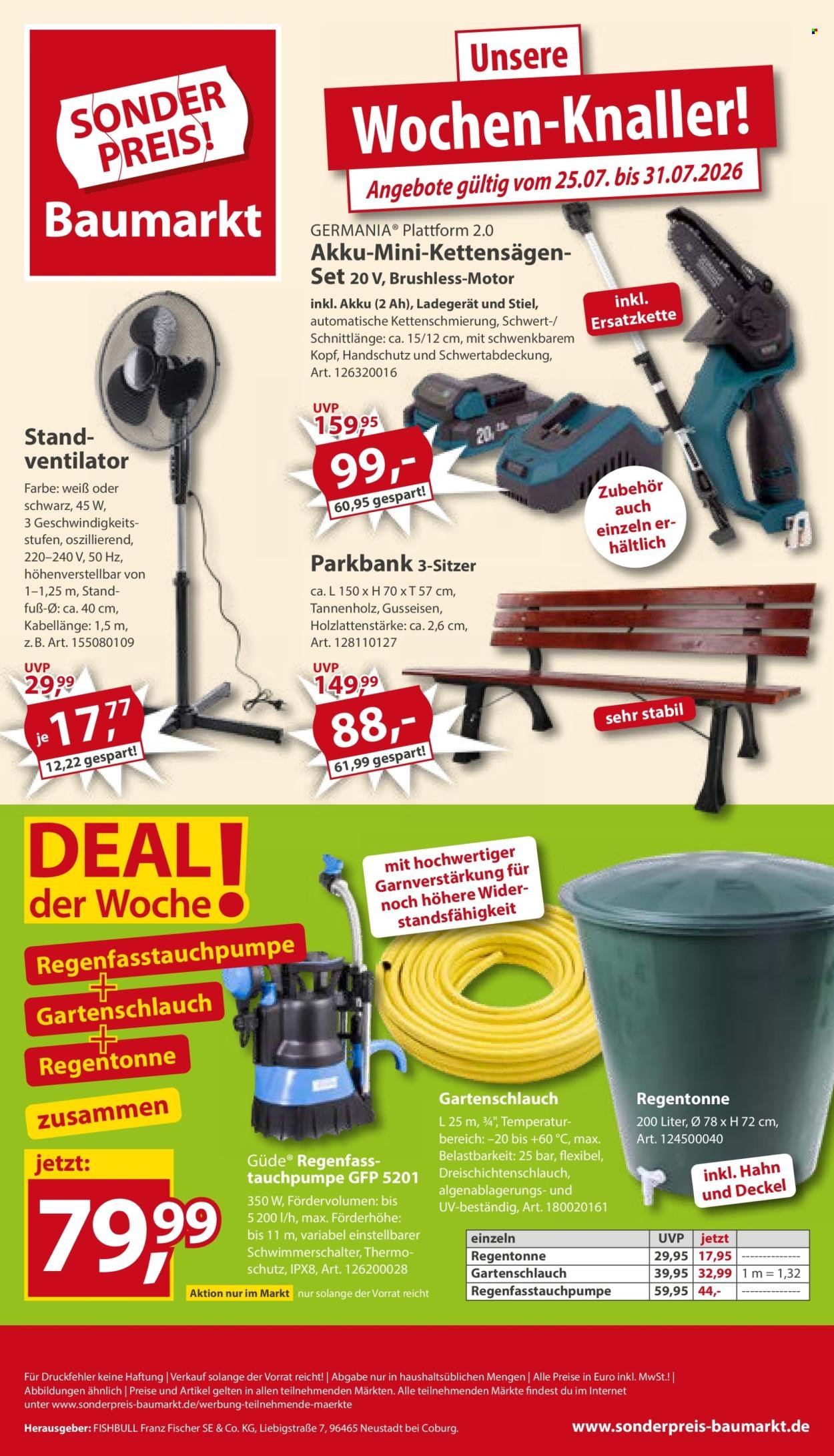 SONDERPREIS-BAUMARKT Prospekt - Ab Samstag 25.07.2026