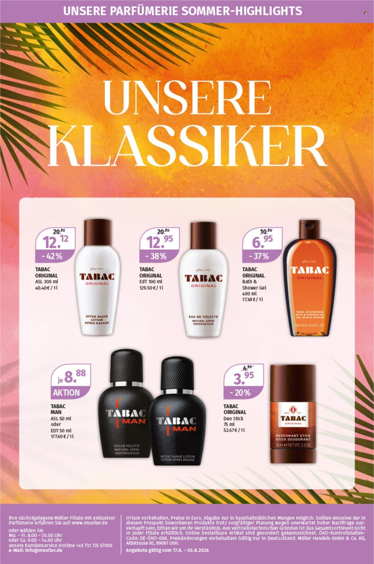 MÜLLER Prospekt - Duft-Lieblinge für Ihren Sommer!