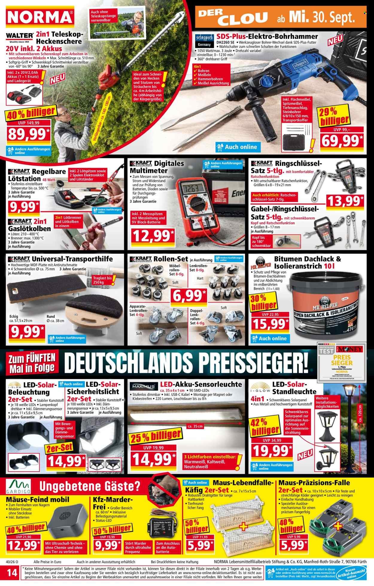 NORMA Prospekt - Ab Montag 28.09.2026