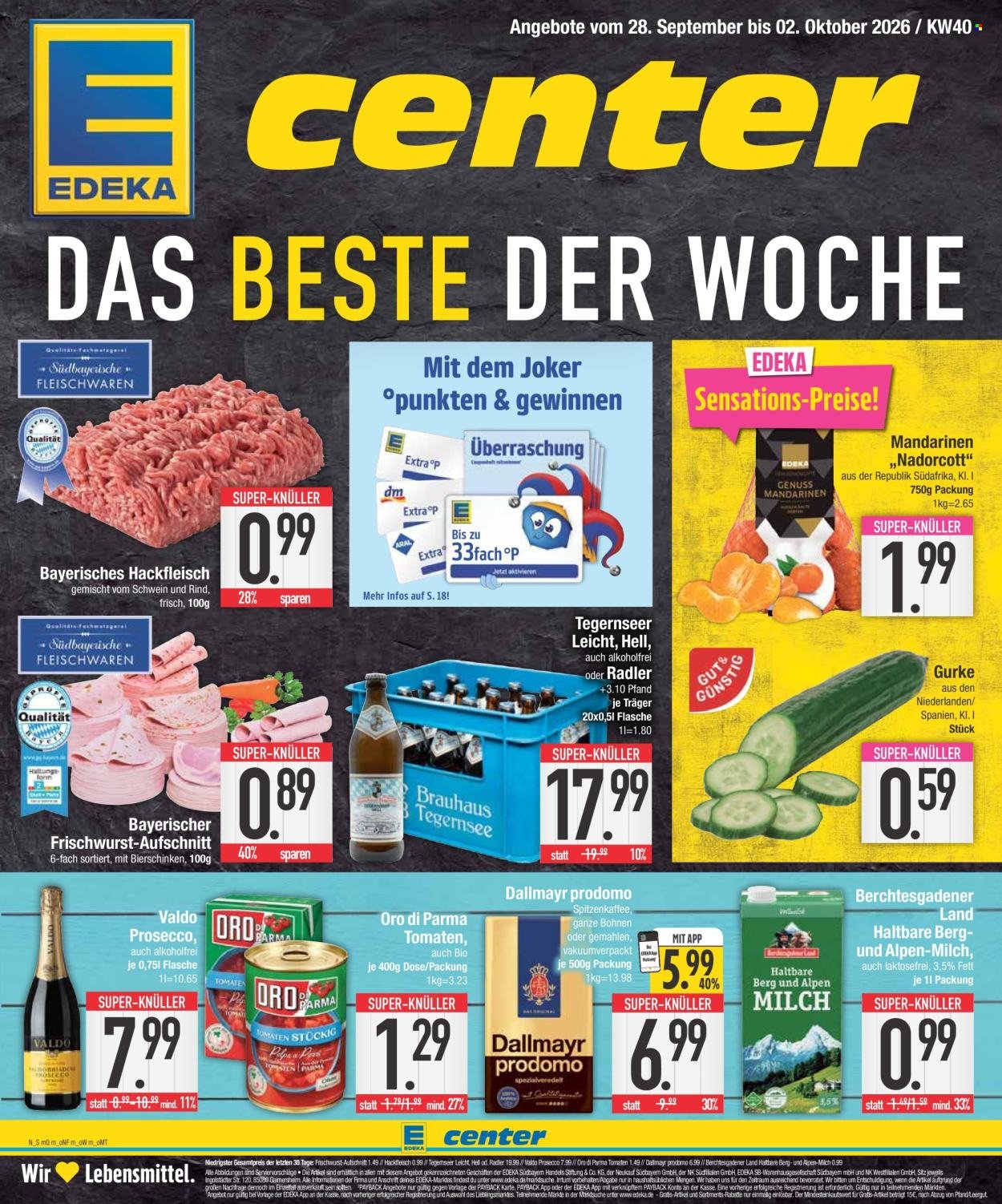EDEKA Prospekt - Ab Montag 28.09.2026