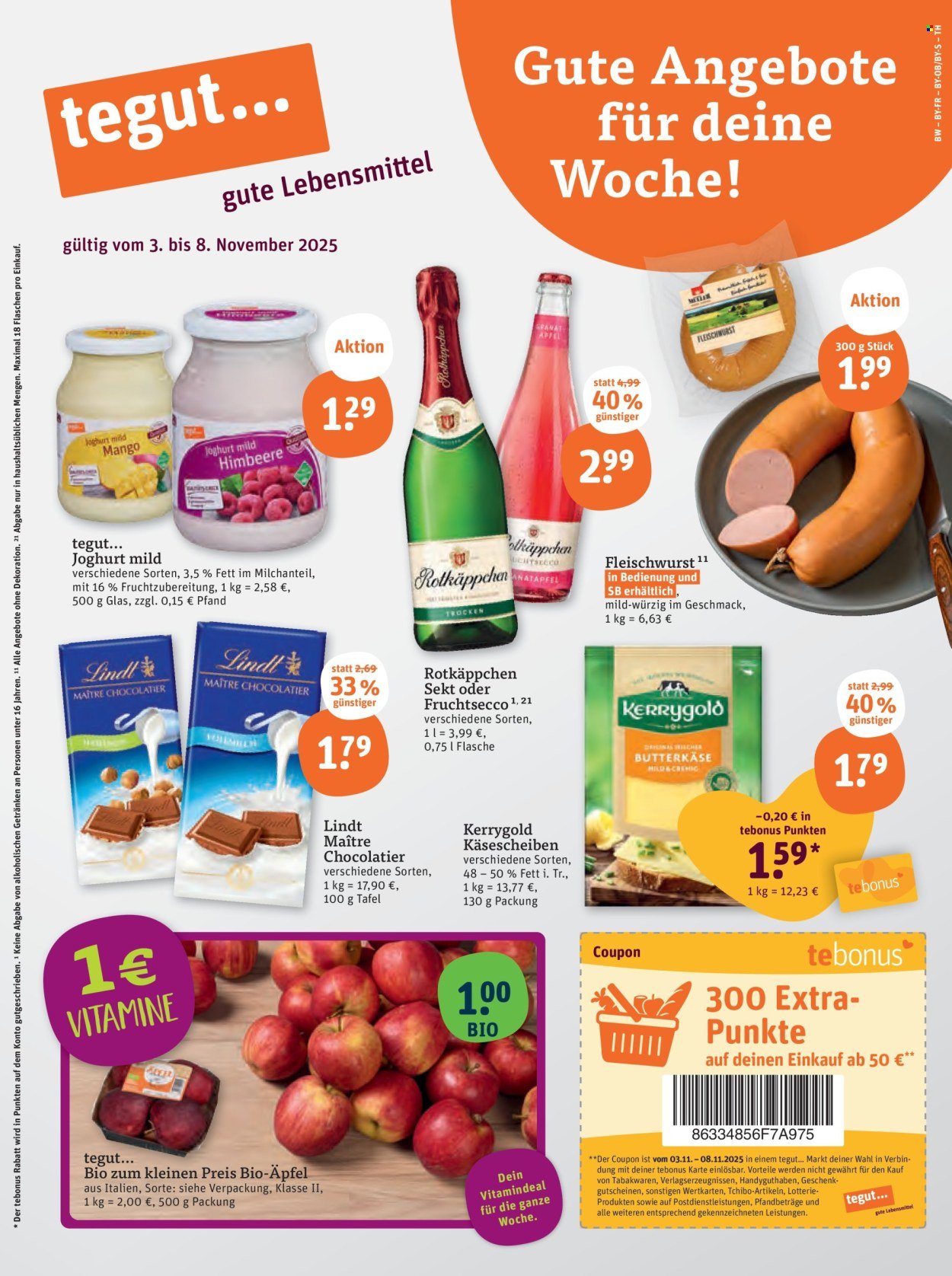 TEGUT... Prospekt - Ab Montag 3.11.2025