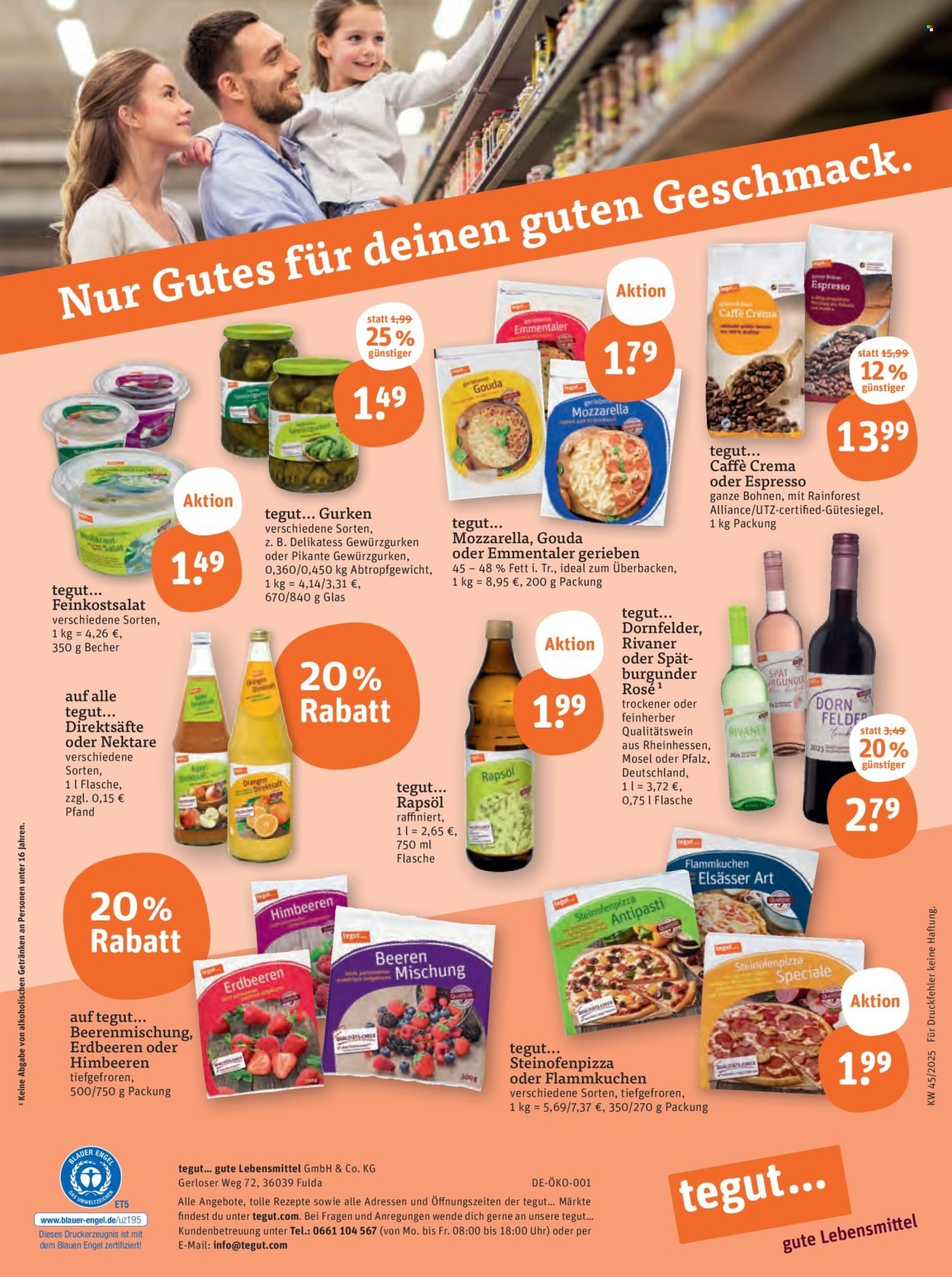 TEGUT... Prospekt - Ab Montag 3.11.2025