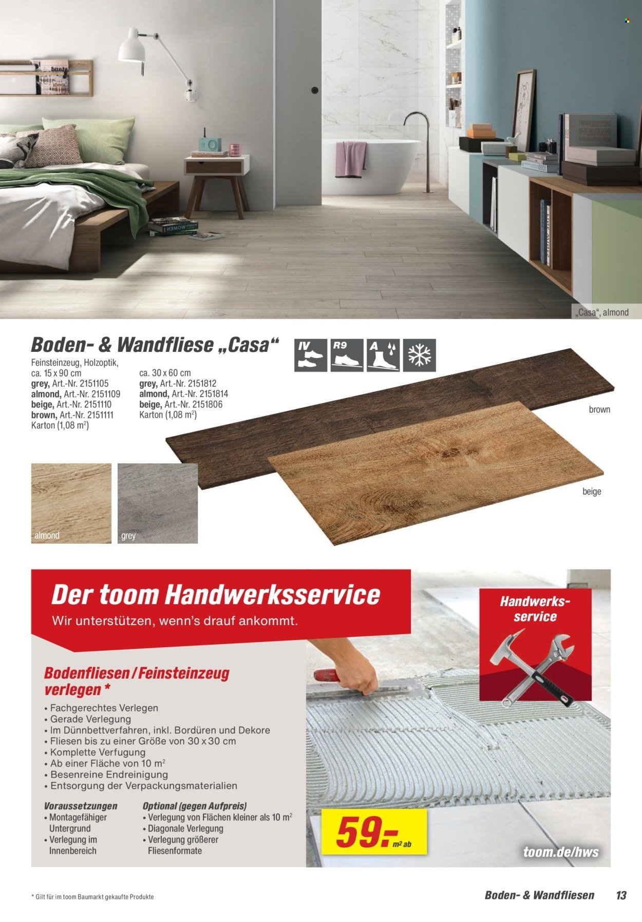 TOOM BAUMARKT Prospekt - Fliesen & Zubehör